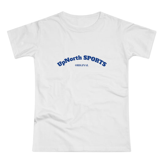 Women T-Shirt white with navy