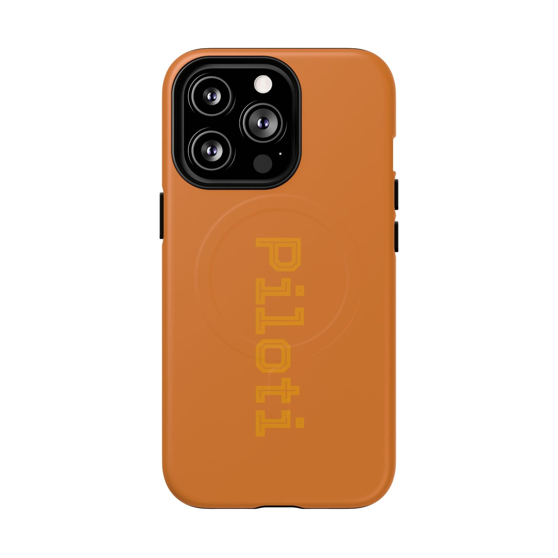 Tough Magnetic iPhone Cases Piloti in orange Printify