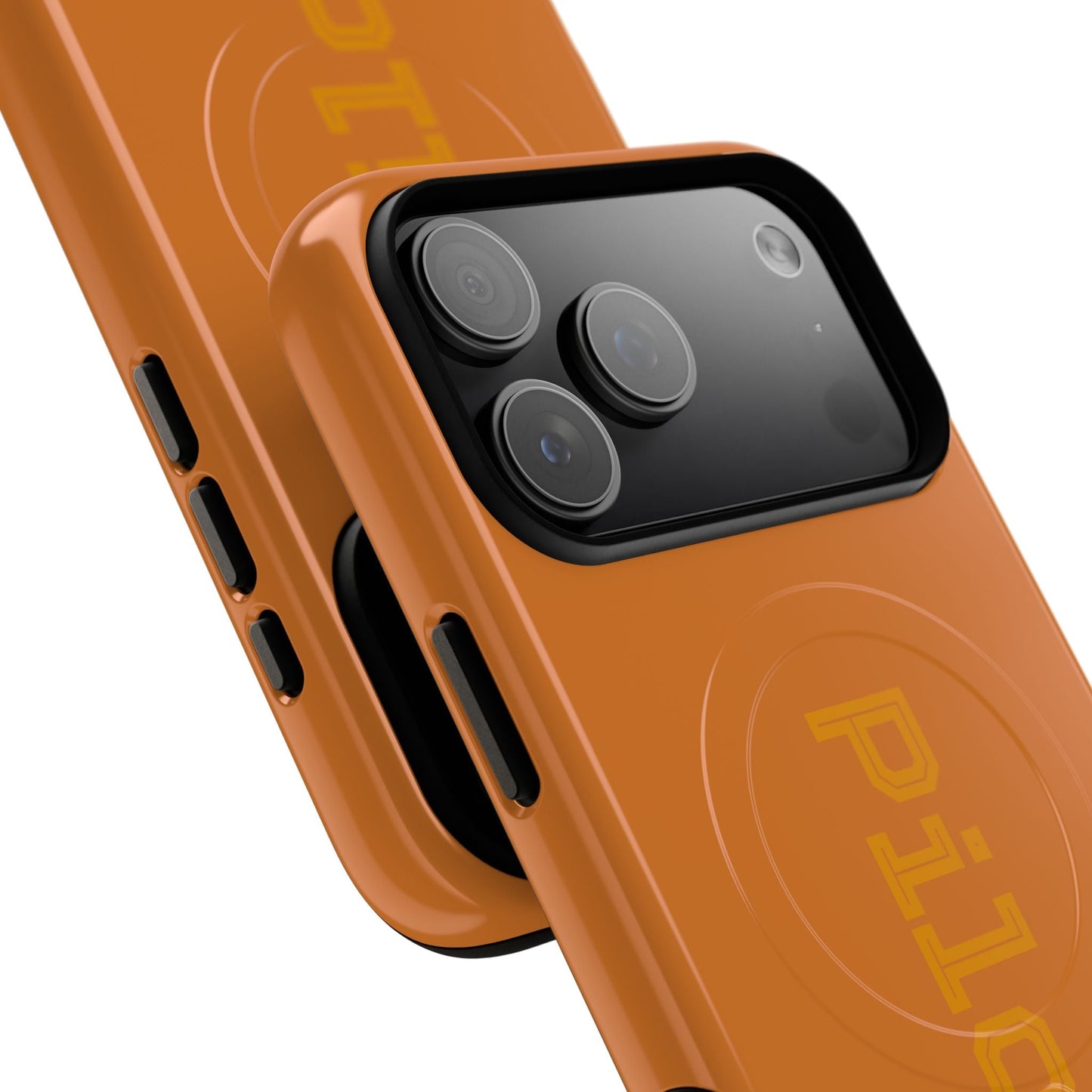 Tough Magnetic iPhone Cases Piloti in orange Printify