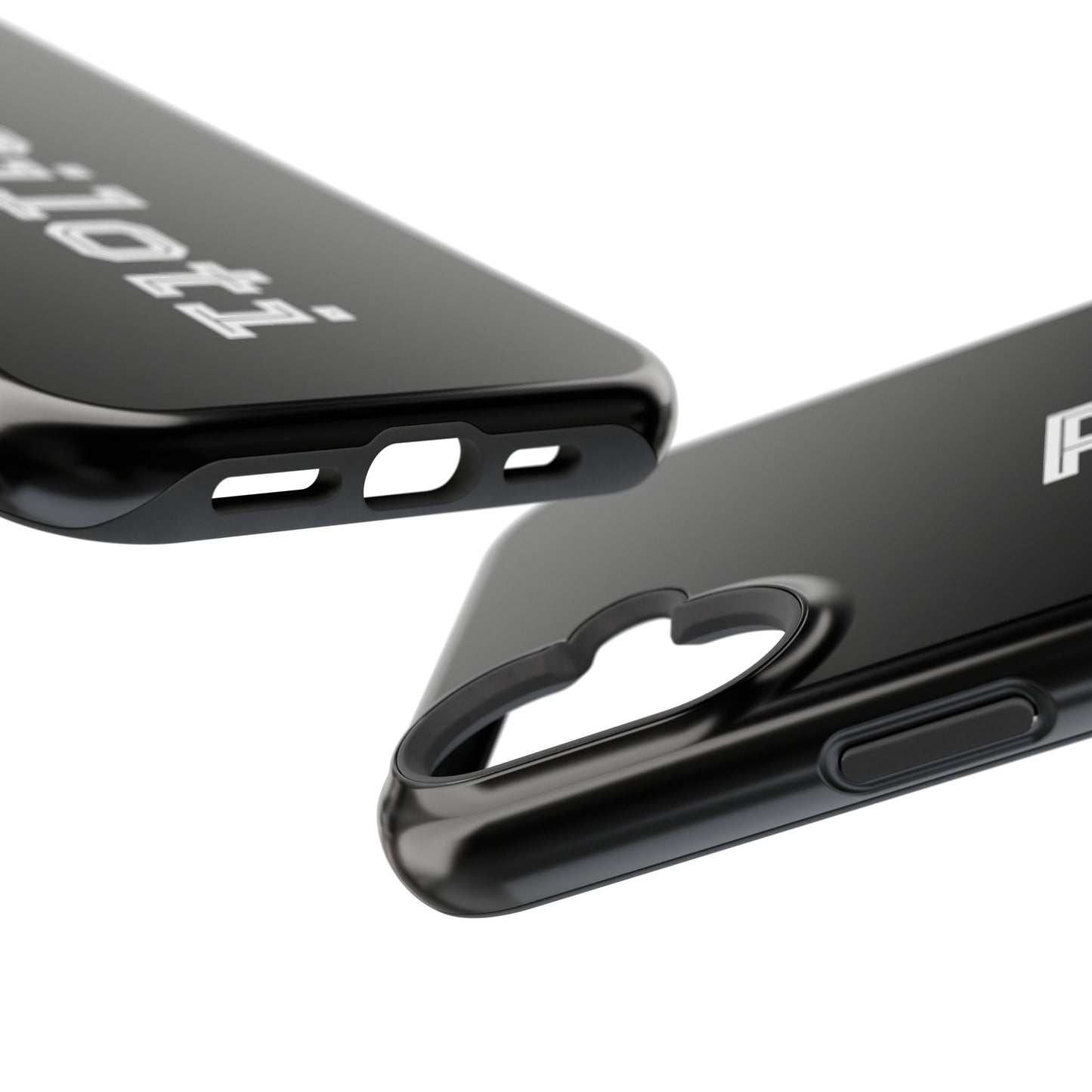 Impact-Resistant Smartphone Cases in black Printify