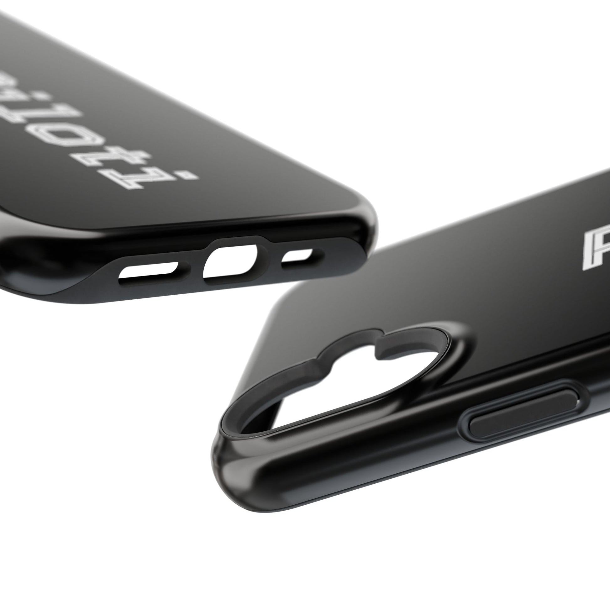 Impact-Resistant Smartphone Cases in black Printify