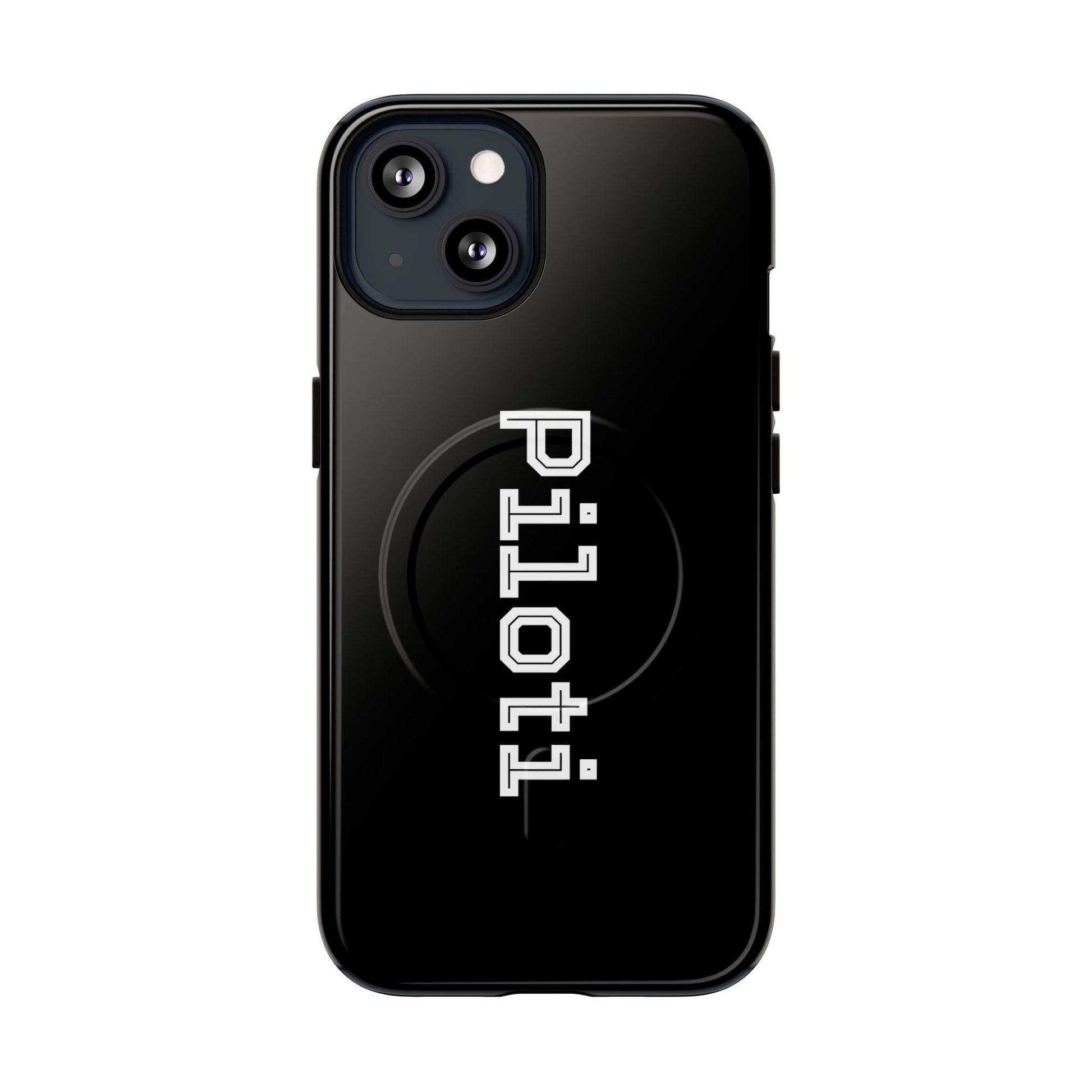 Tough Magnetic iPhone Cases Piloti in black Printify