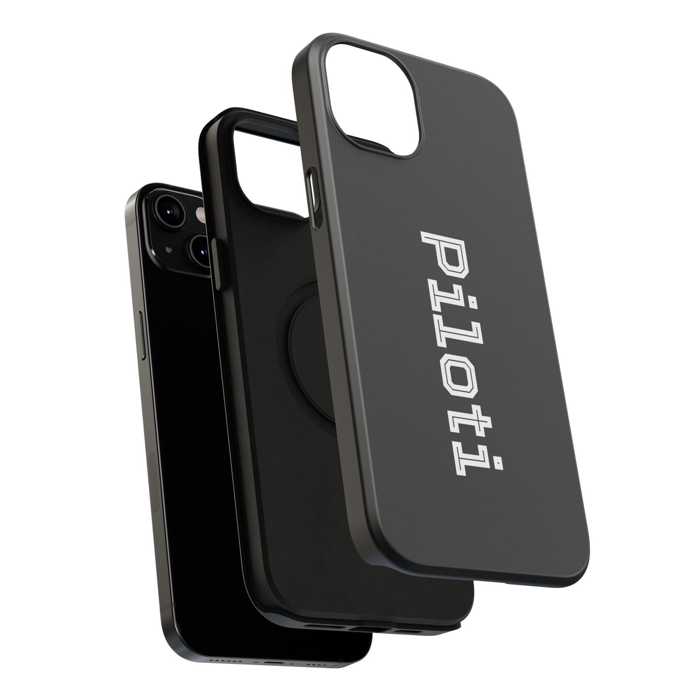 Impact-Resistant Smartphone Cases in black Printify