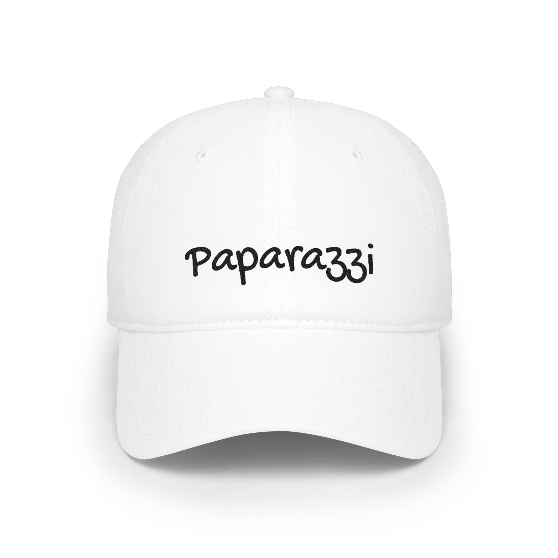 Paparazzi Baseball Cap Black Embroidery Printify