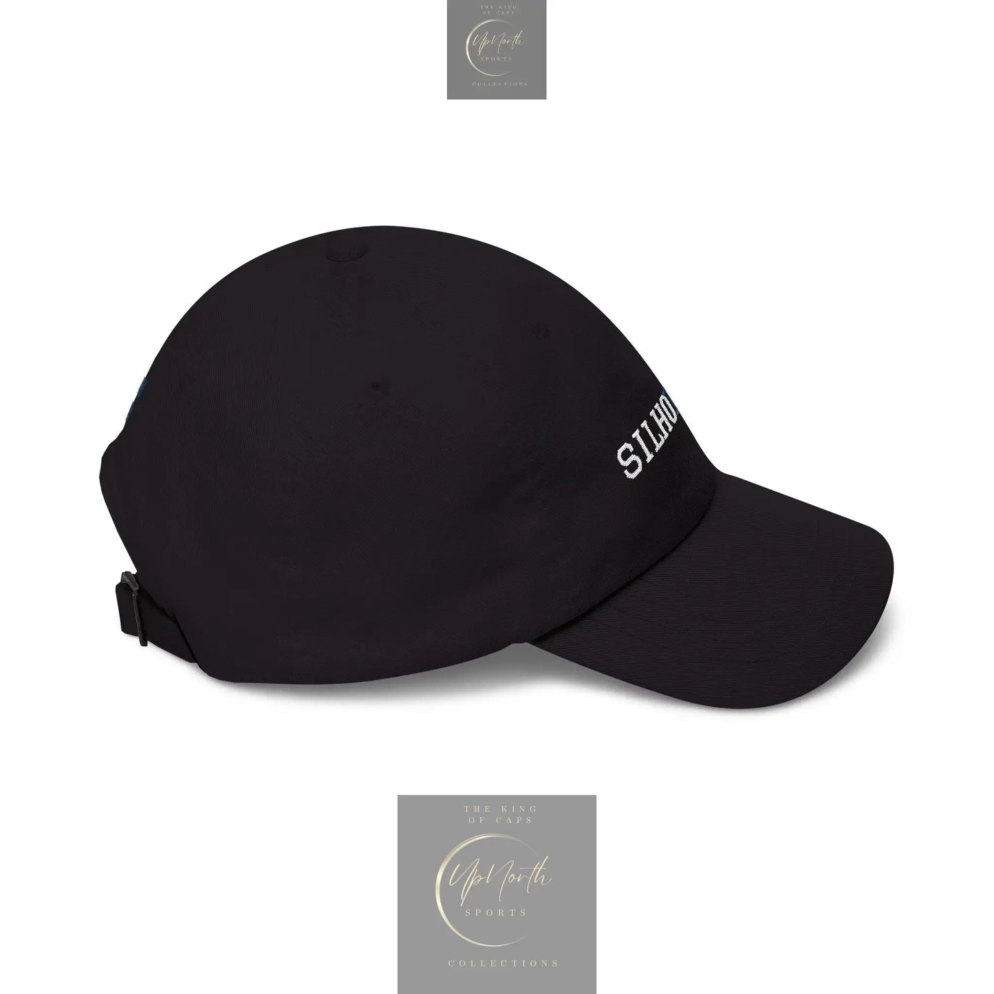 Black Paparazzi Silhouette Royal Classic Cap right side - UpNorth SPORTS