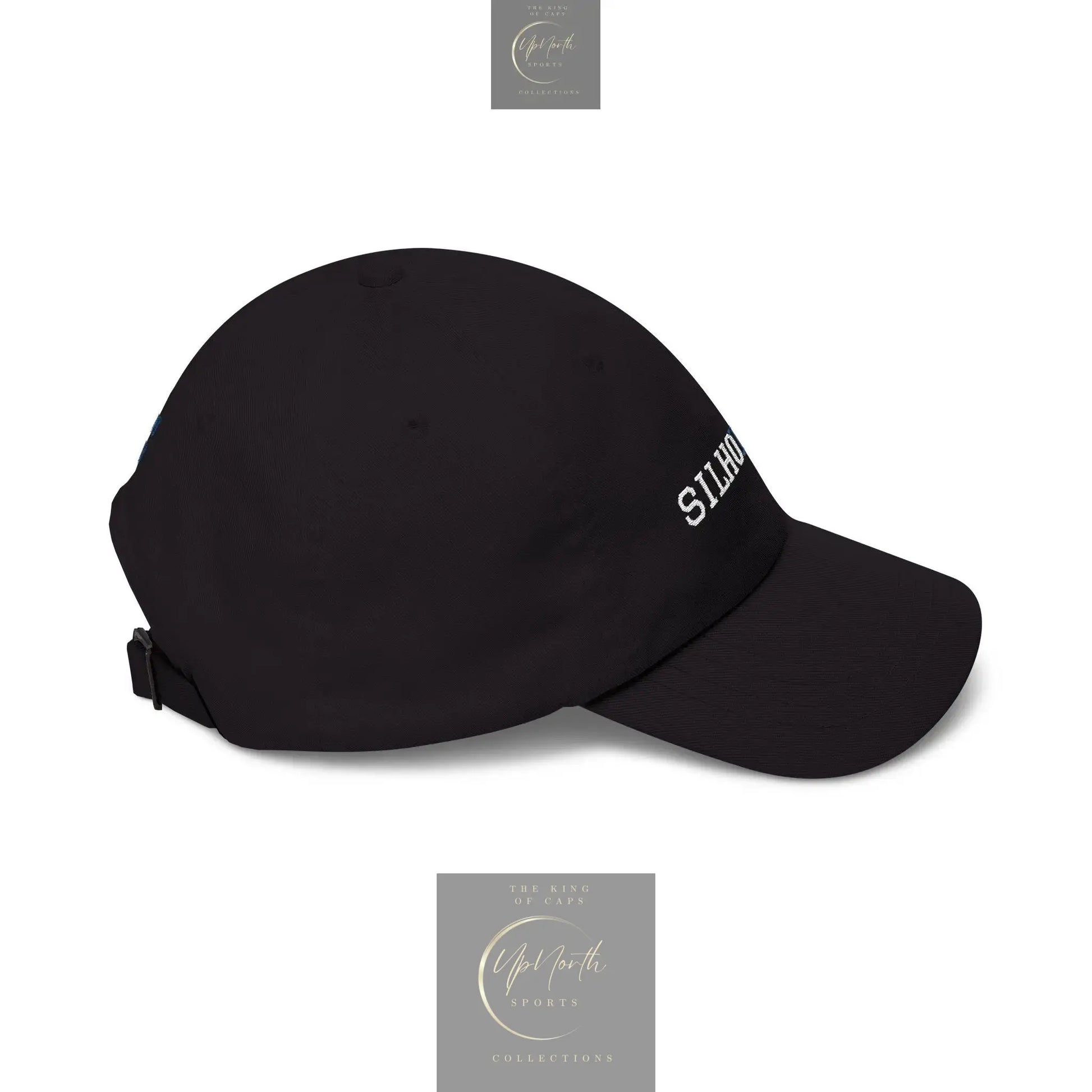Black Paparazzi Silhouette Royal Classic Cap right side - UpNorth SPORTS