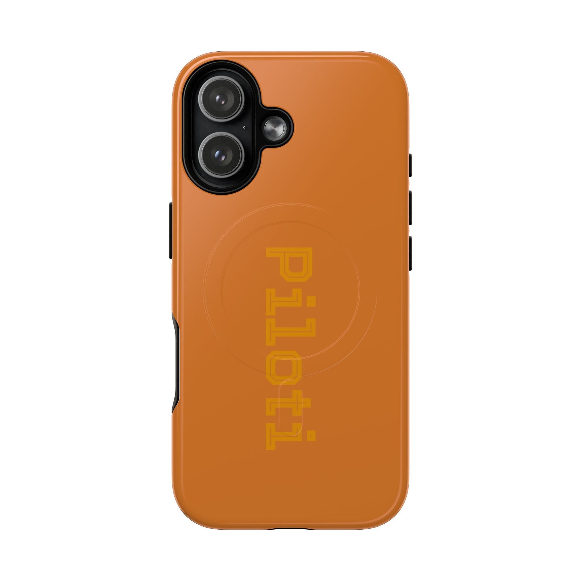 Tough Magnetic iPhone Cases Piloti in orange Printify