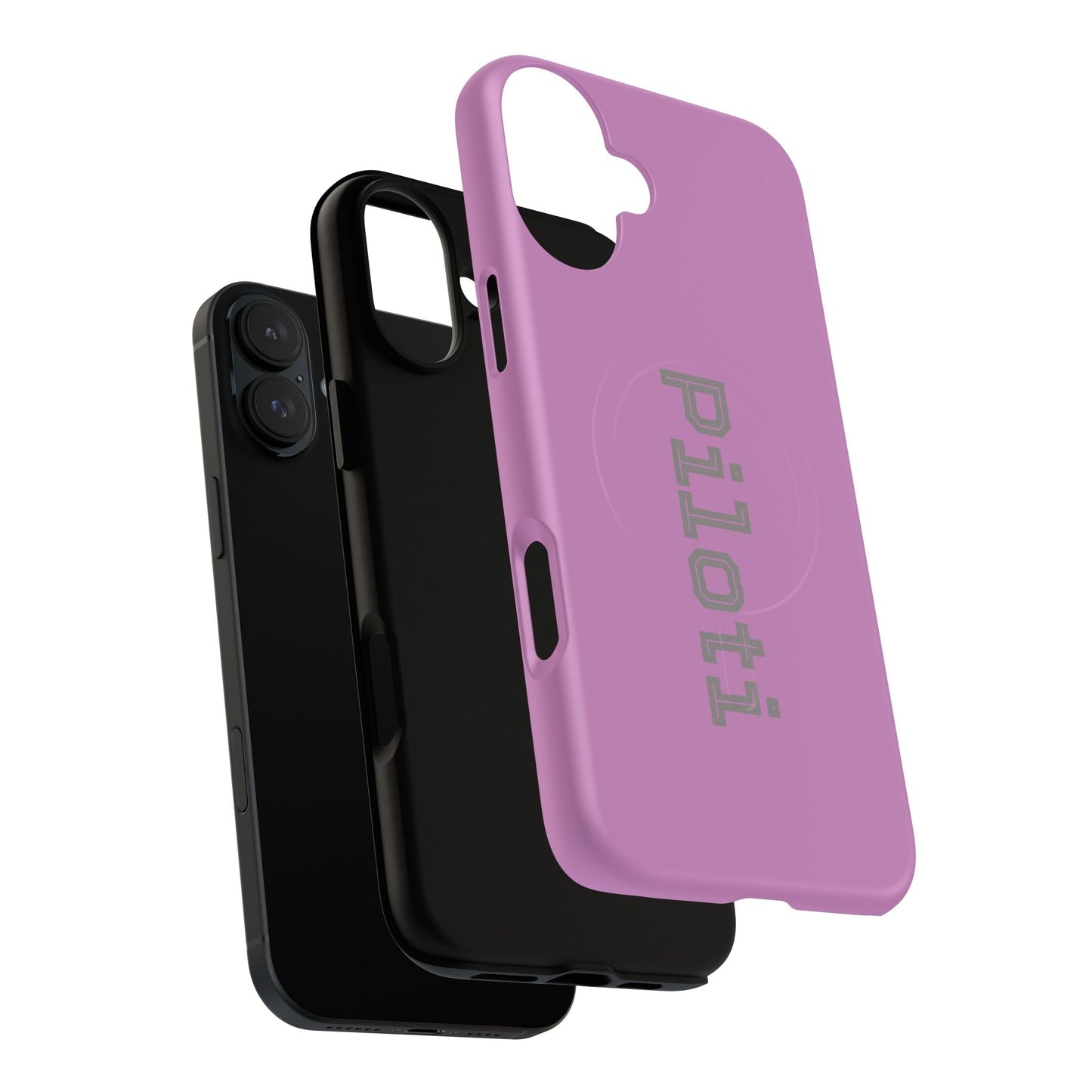 Tough Magnetic iPhone Cases Piloti in pink Printify