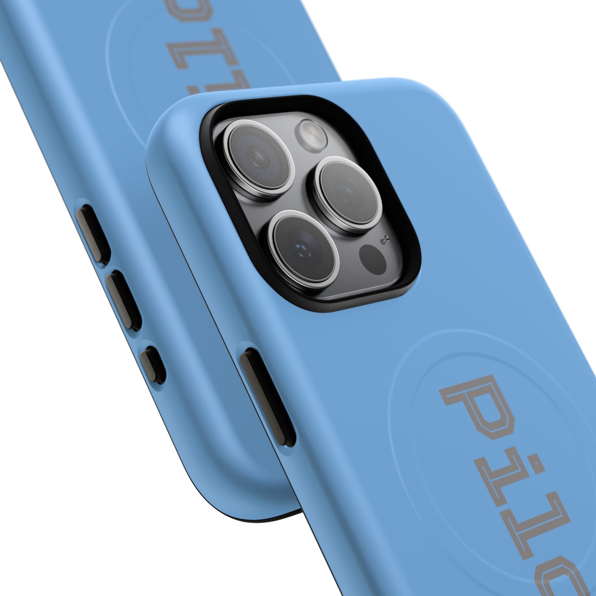 Tough Magnetic iPhone Cases Piloti in skyblue made in matt and gloss finish - UpNorth SPORTS