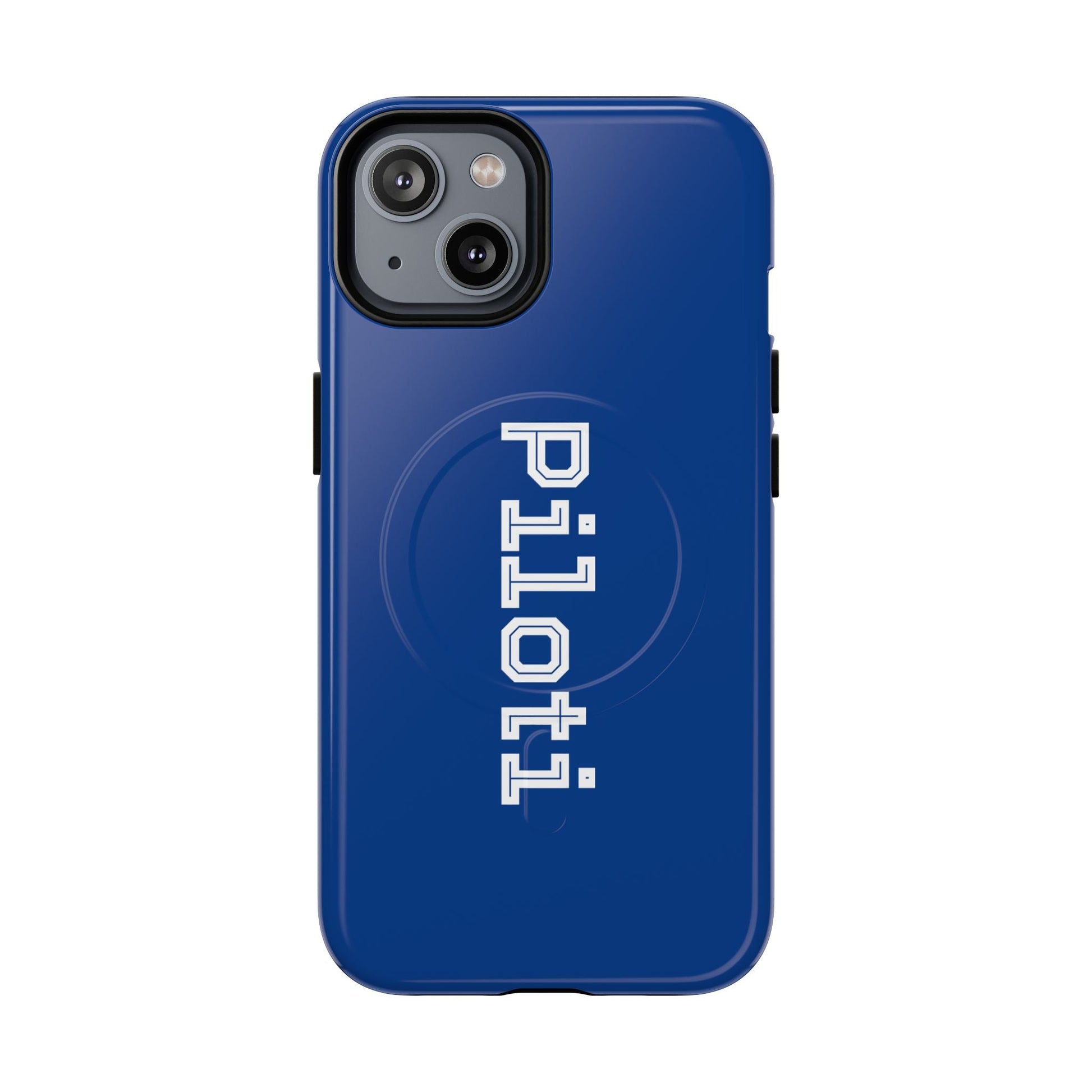 Tough Magnetic iPhone Cases Piloti in navy blue made in matt and gloss finish - UpNorth SPORTS