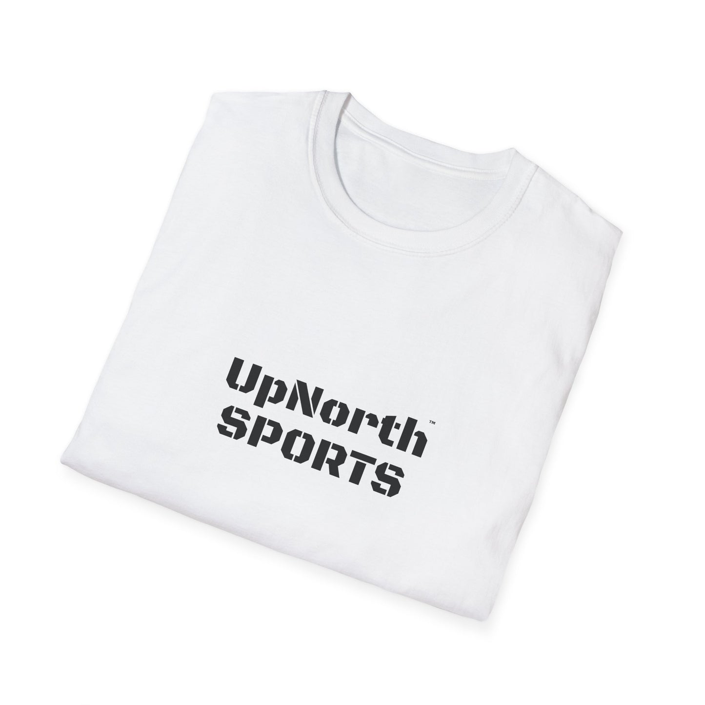 T-Shirt UpNorth Sports black on white