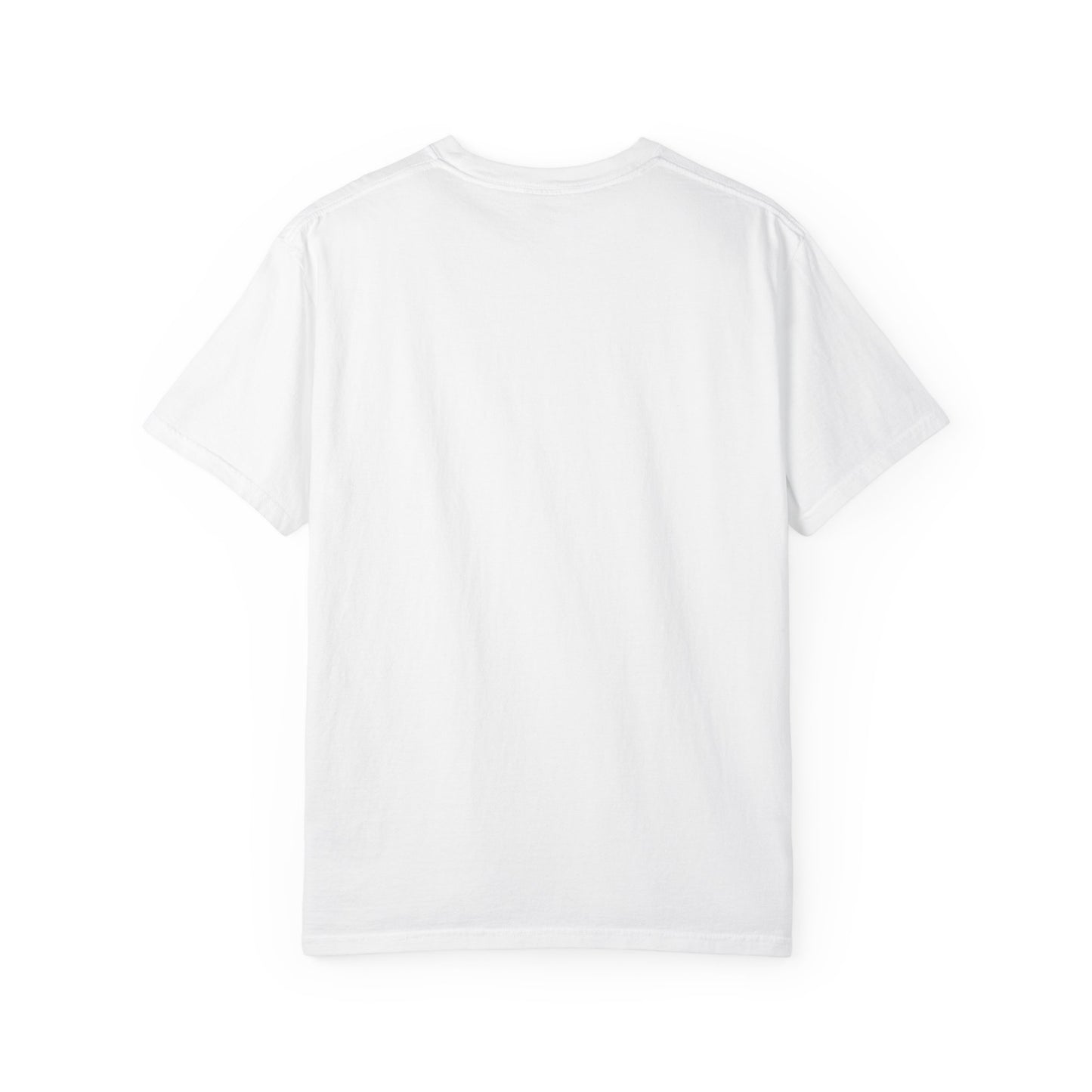 A Black on White Unisex T-shirt backside - UpNorth SPORTS