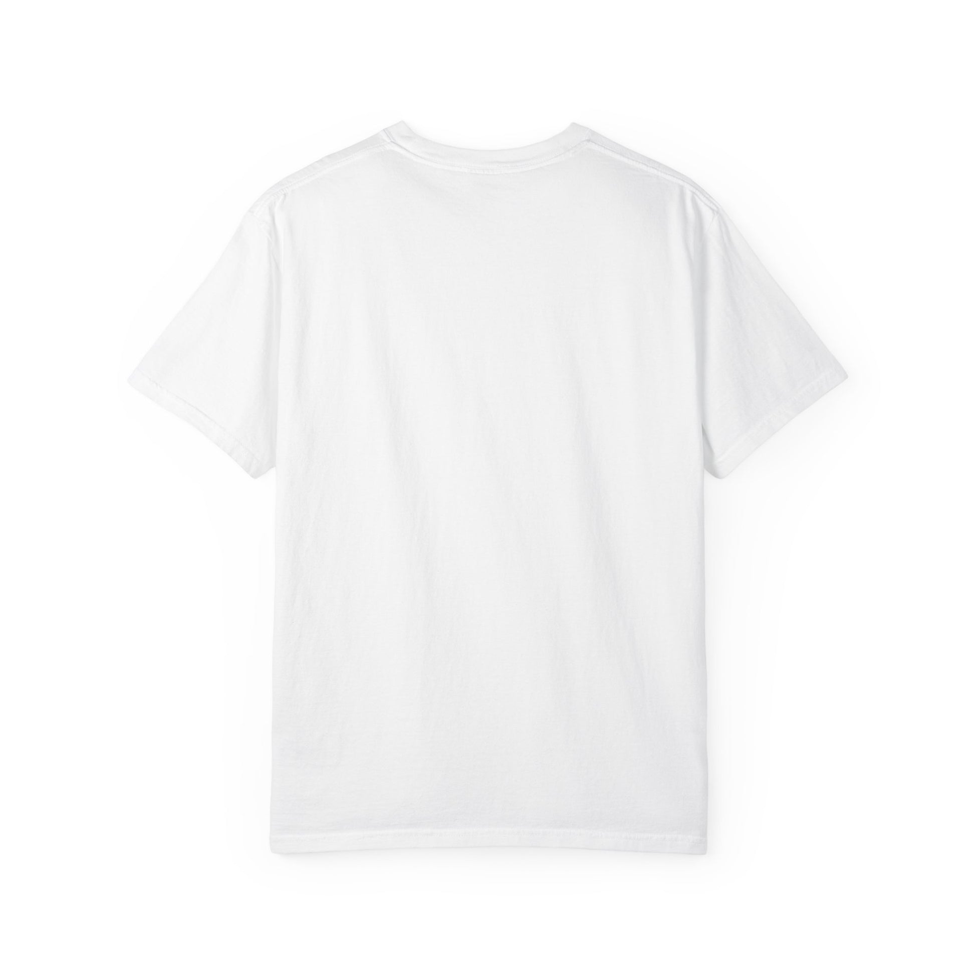 A Black on White Unisex T-shirt backside - UpNorth SPORTS