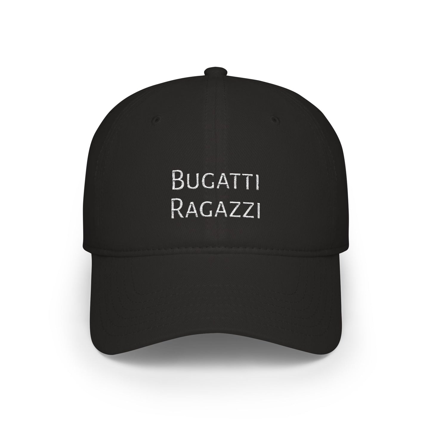 Bugatti Ragazzi White Baseball Cap Printify
