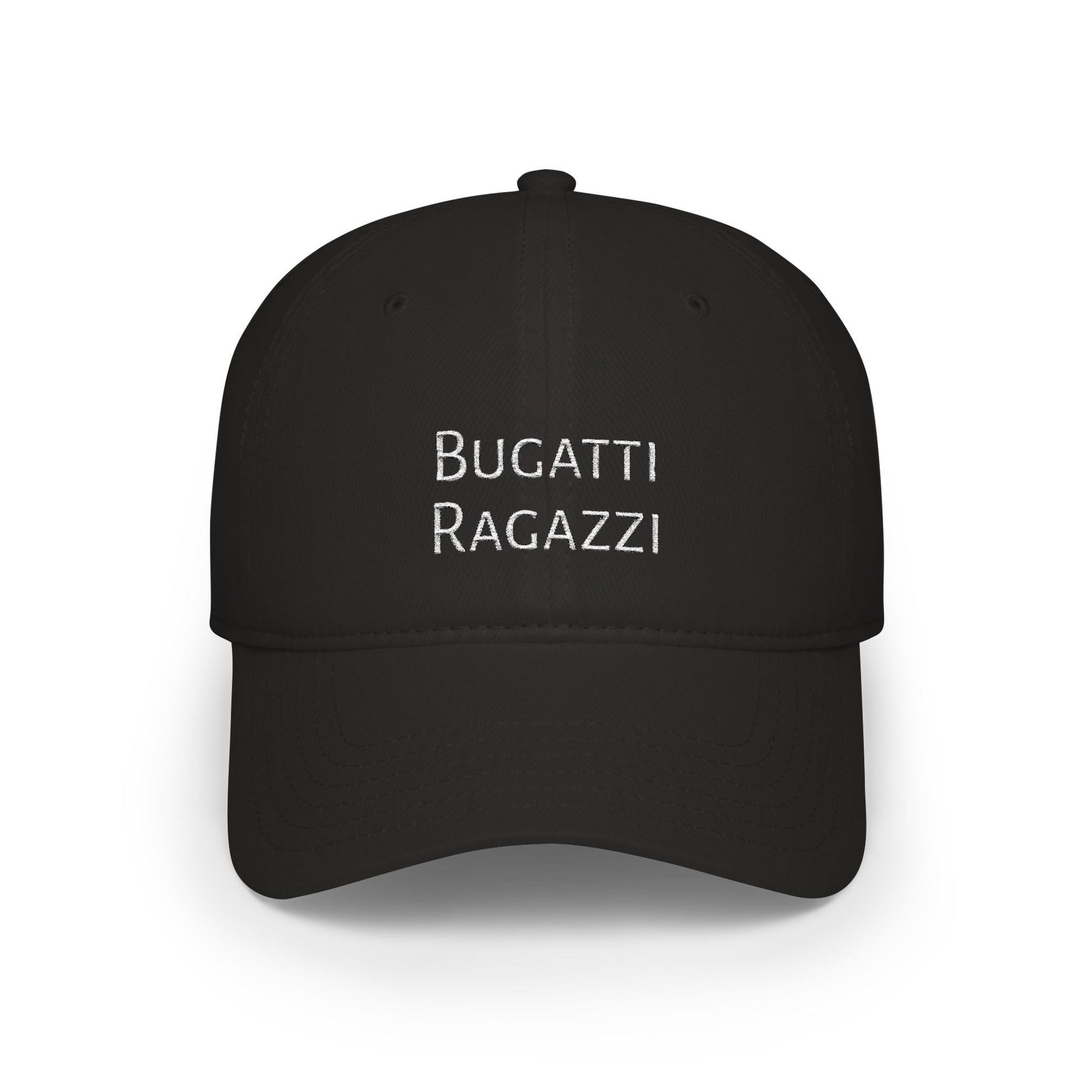 Bugatti Ragazzi White Baseball Cap Printify