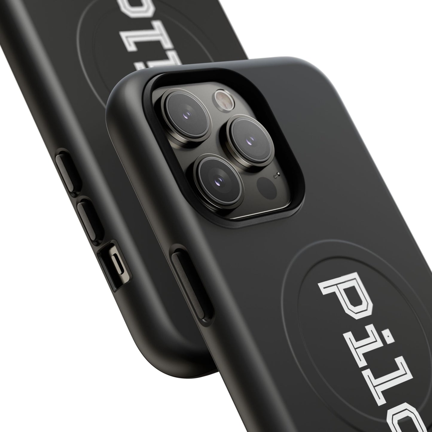 Tough Magnetic iPhone Cases Piloti in black Printify