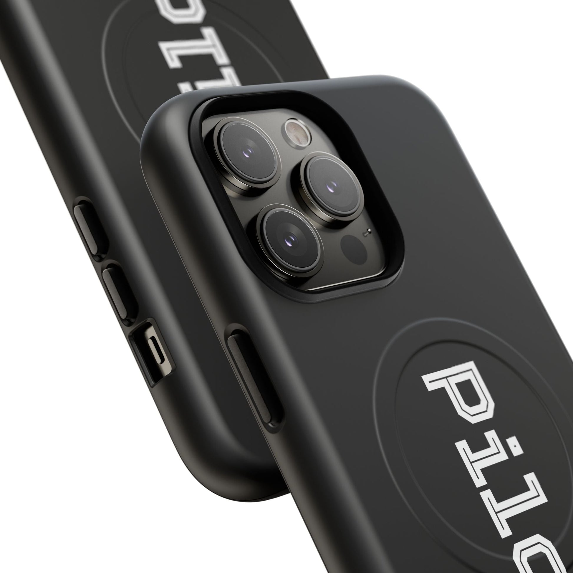 Tough Magnetic iPhone Cases Piloti in black Printify