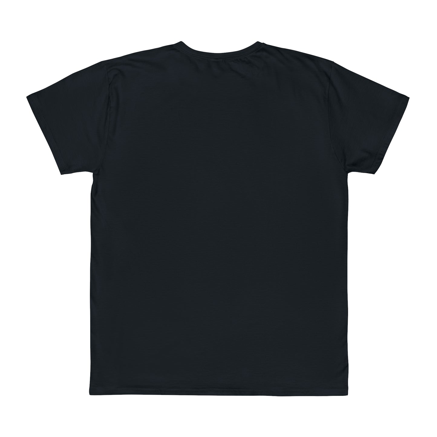 Multiplecolor Whitelabel Unisex Iconic T-Shirt backside Black