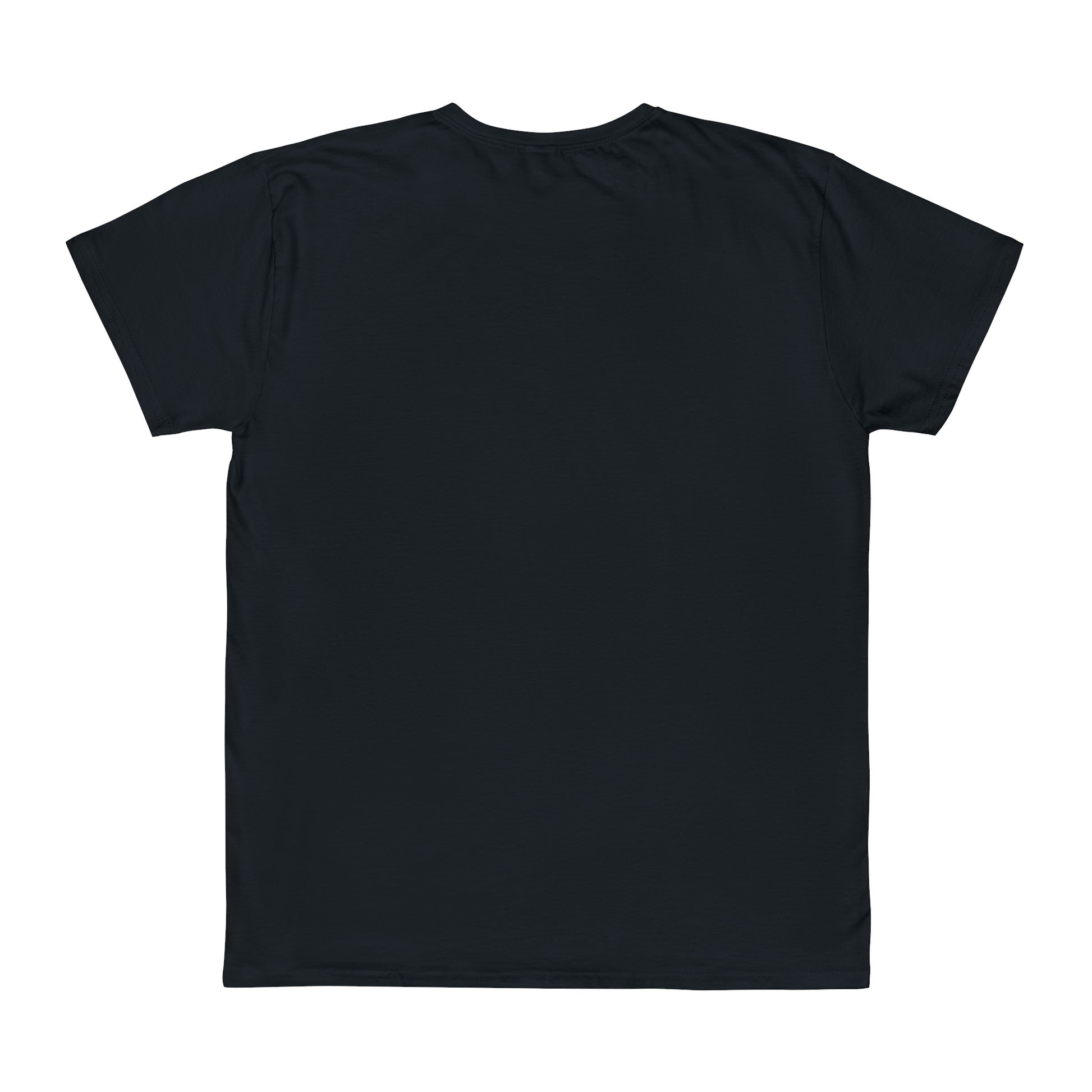 Multiplecolor Whitelabel Unisex Iconic T-Shirt backside Black