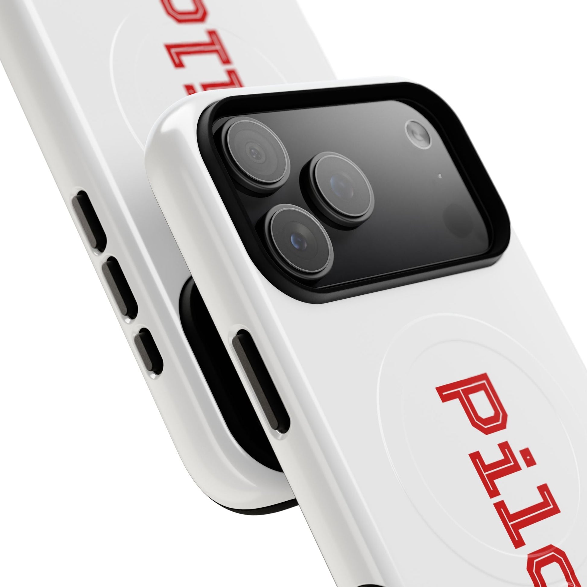 Tough Magnetic iPhone Cases Piloti in white made in matt and gloss finish - UpNorth SPORTS