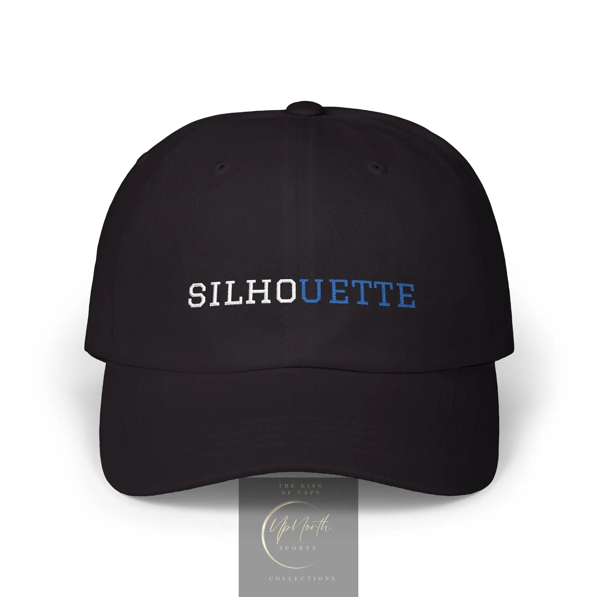 Black Paparazzi Silhouette Royal Classic Cap front - UpNorth SPORTS
