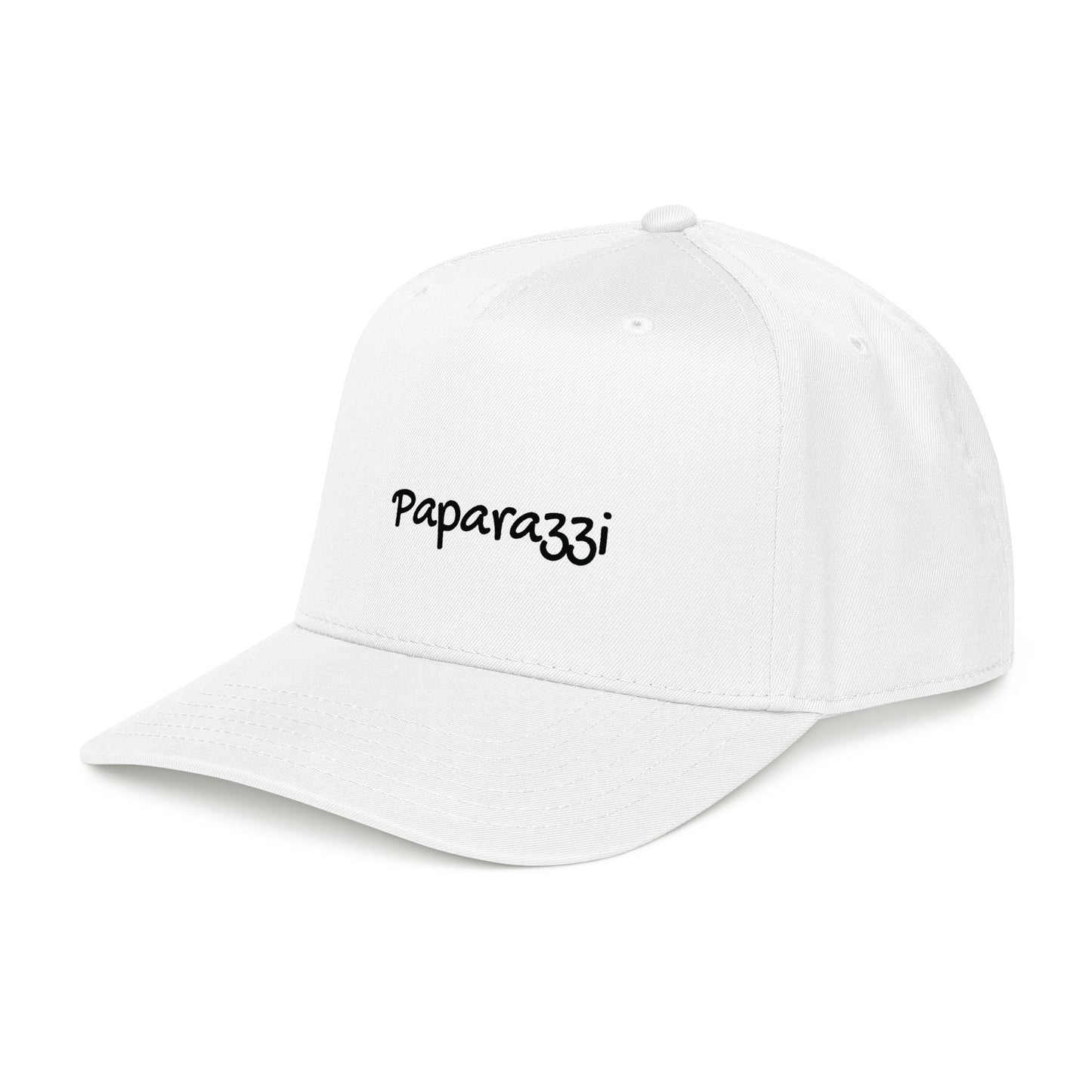 Paparazzi Mid Profile White Baseball Cap Printify