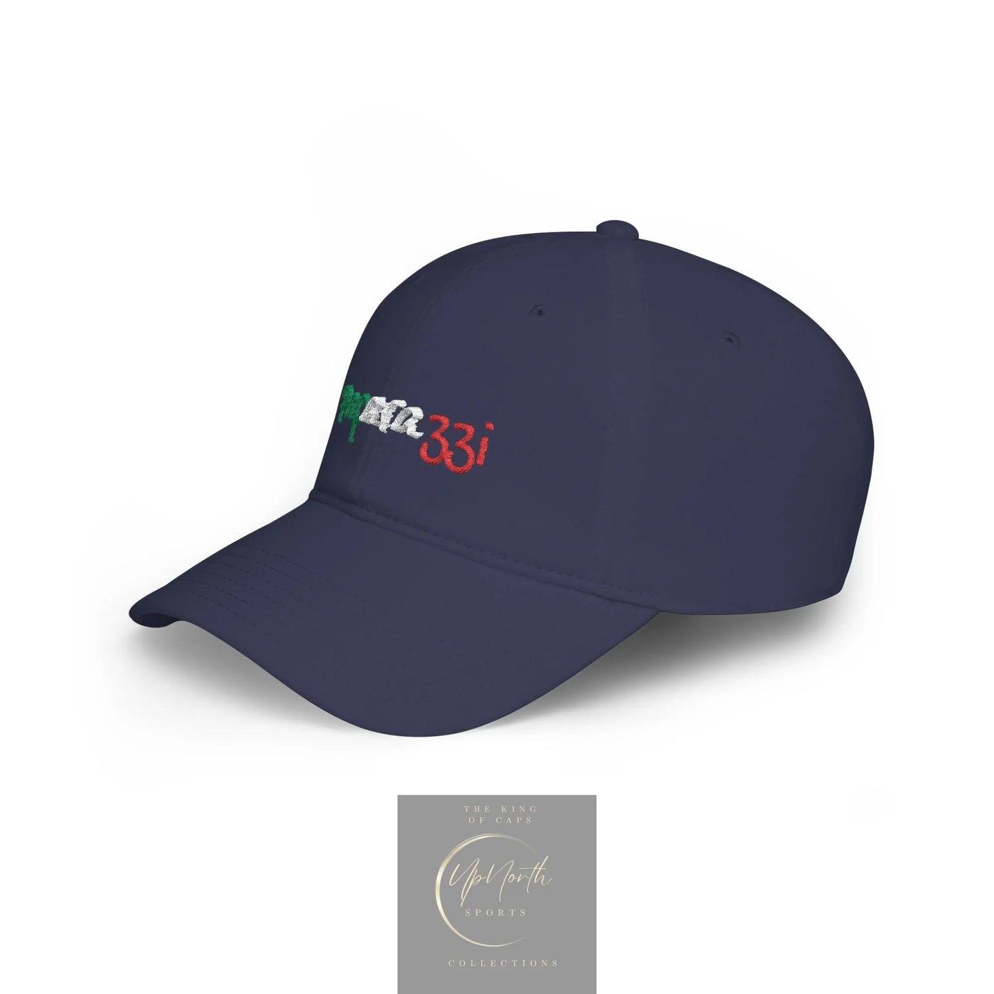 Baseball Cap Paparazzi Embroidered Italy Tricolore