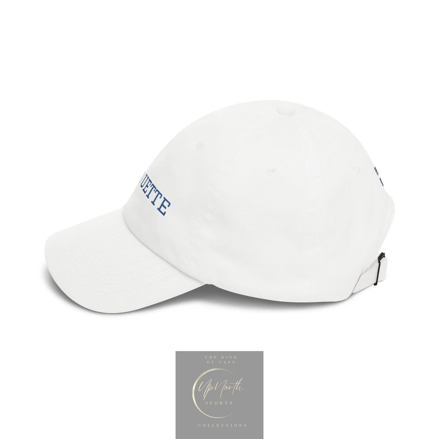 White Paparazzi Silhouette Royal Classic Cap left side - UpNorth SPORTS