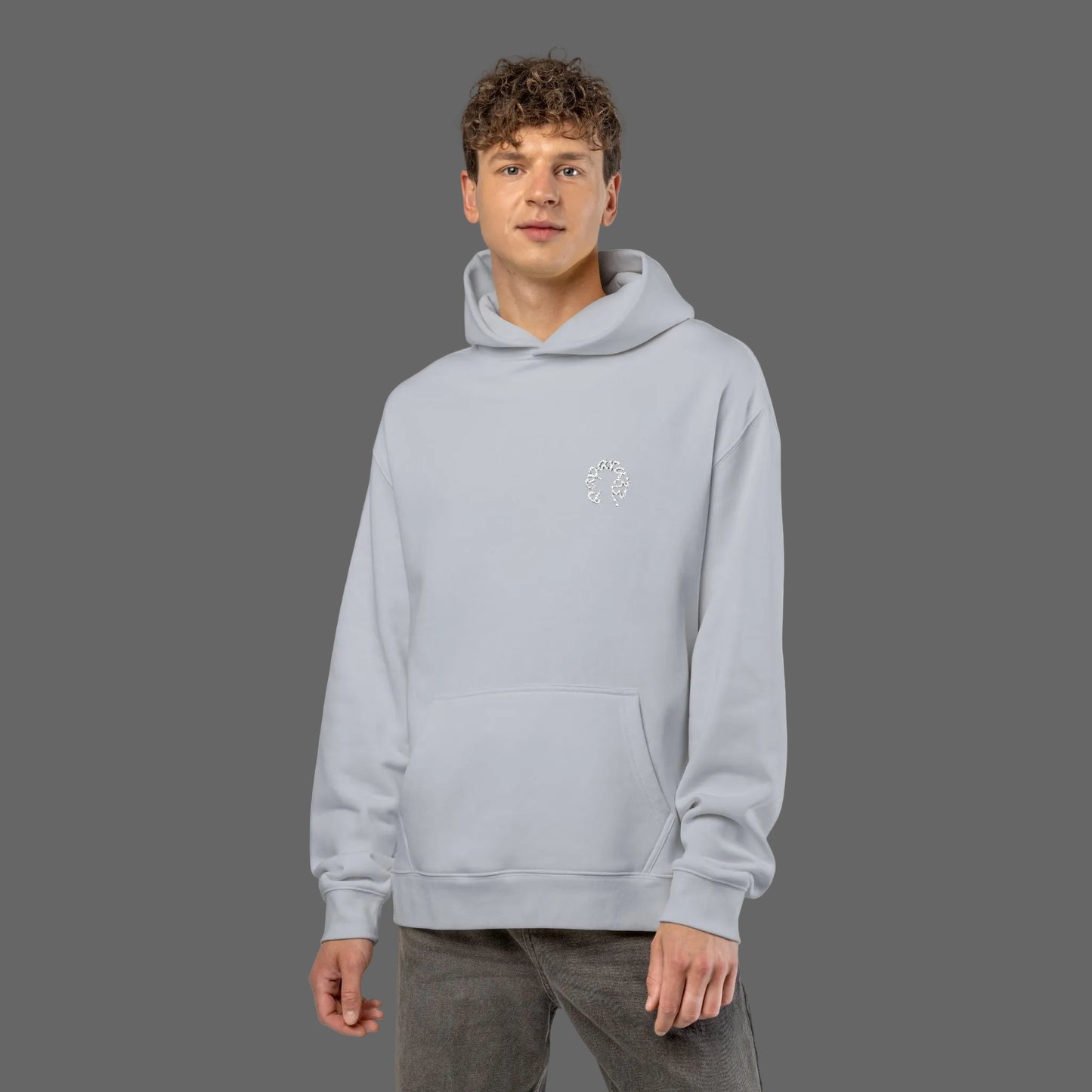 Paparazzi Comfort Luxury Hoodie in Powder with white