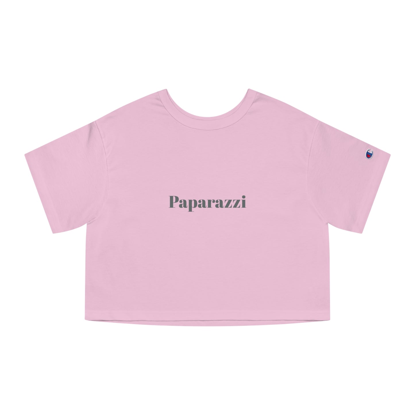 Women T-Shirt by Champion pink with dark grey