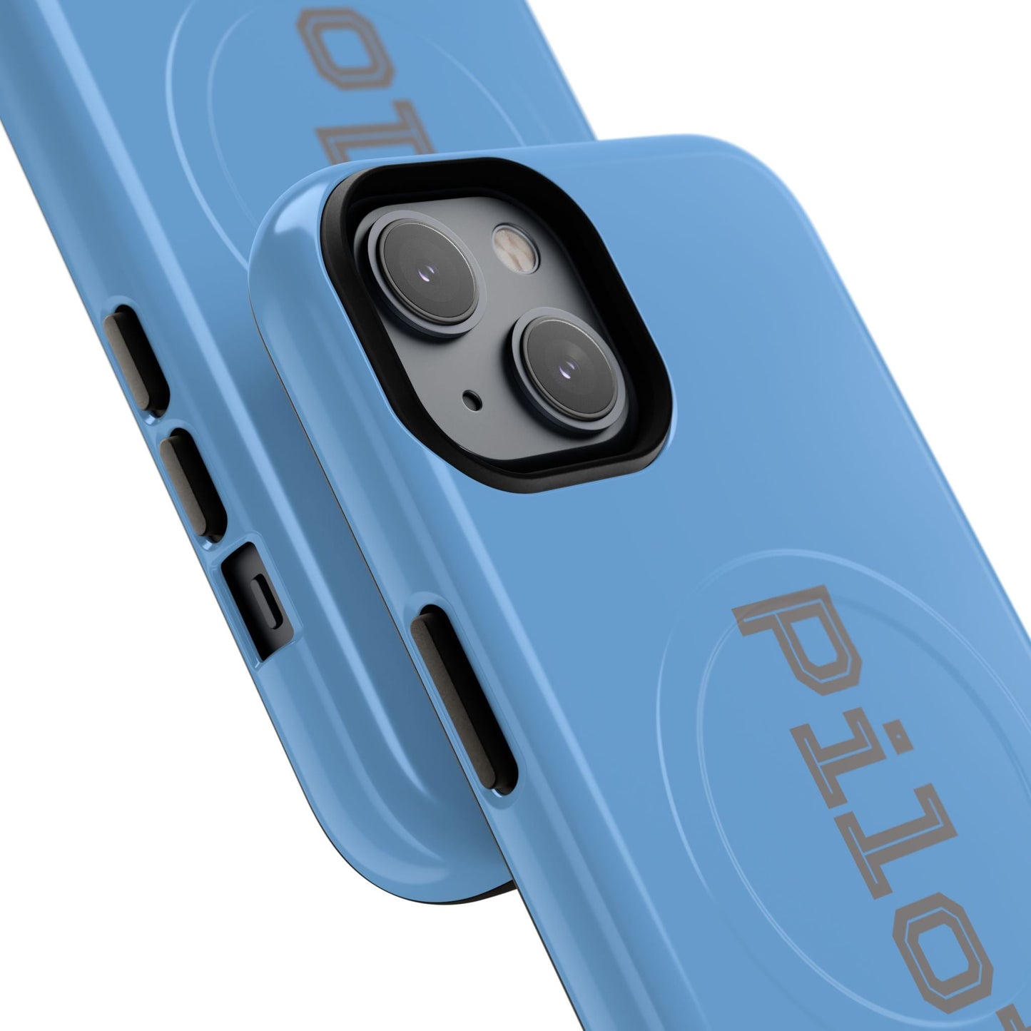 Tough Magnetic iPhone Cases Piloti in skyblue made in matt and gloss finish - UpNorth SPORTS