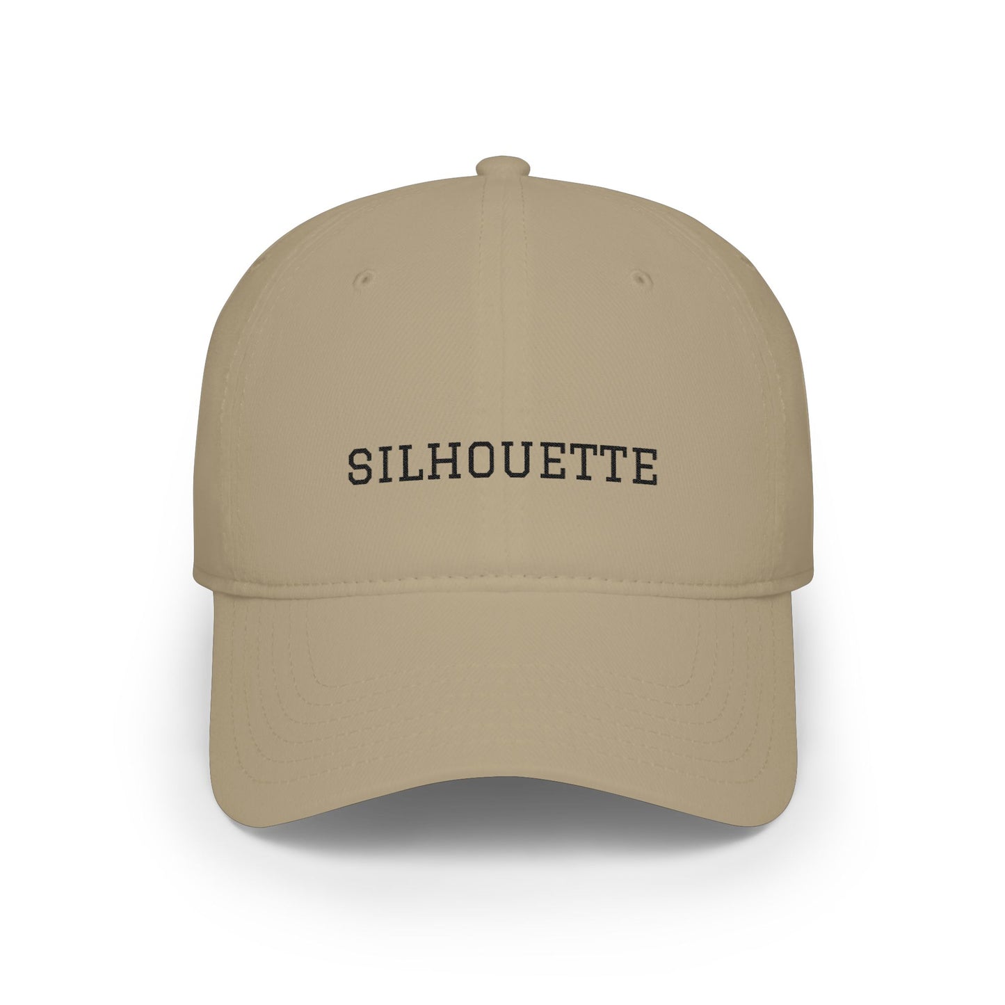 Khaki Paparazzi Silhouette Black Baseball Cap front - Paparazzi Original