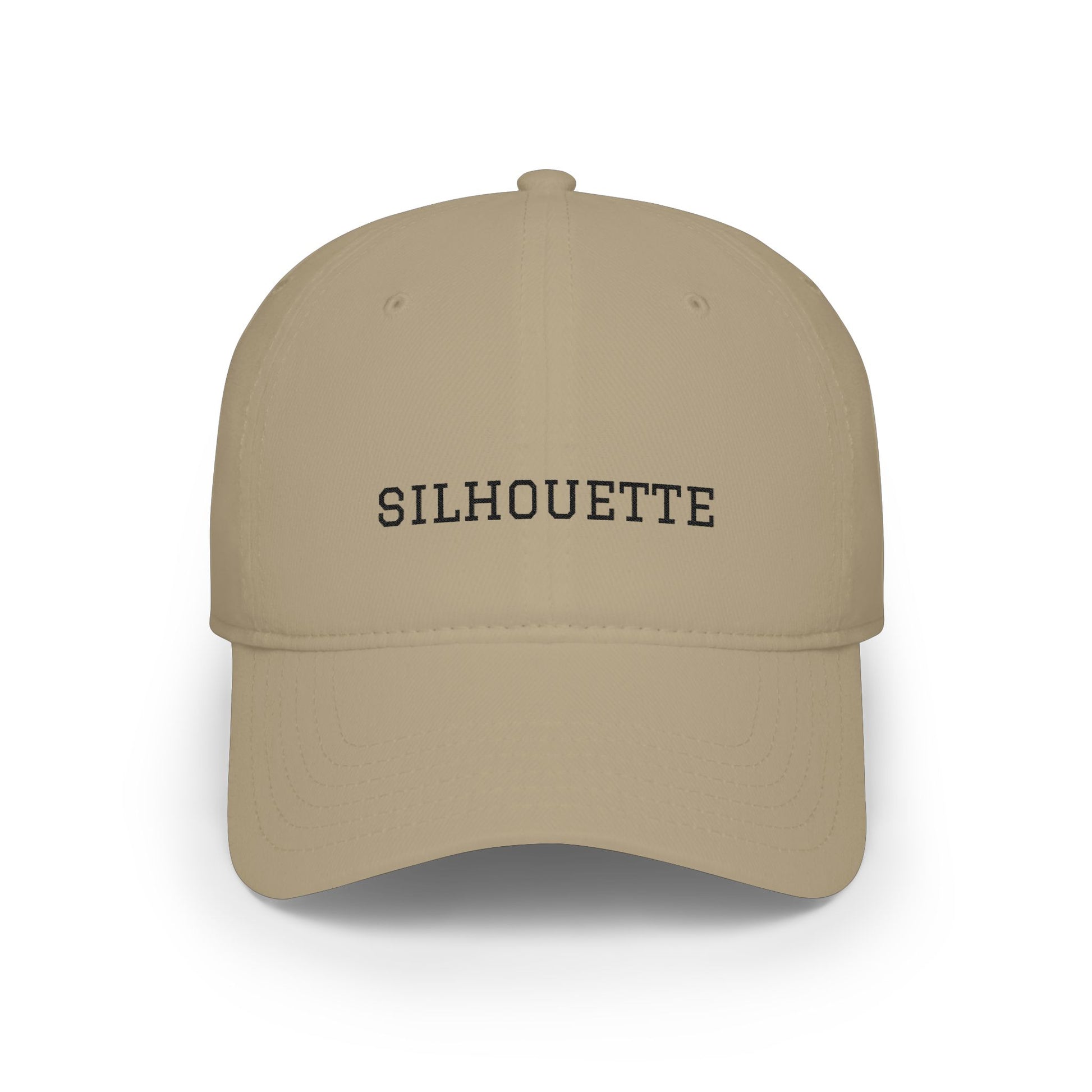 Khaki Paparazzi Silhouette Black Baseball Cap front - Paparazzi Original