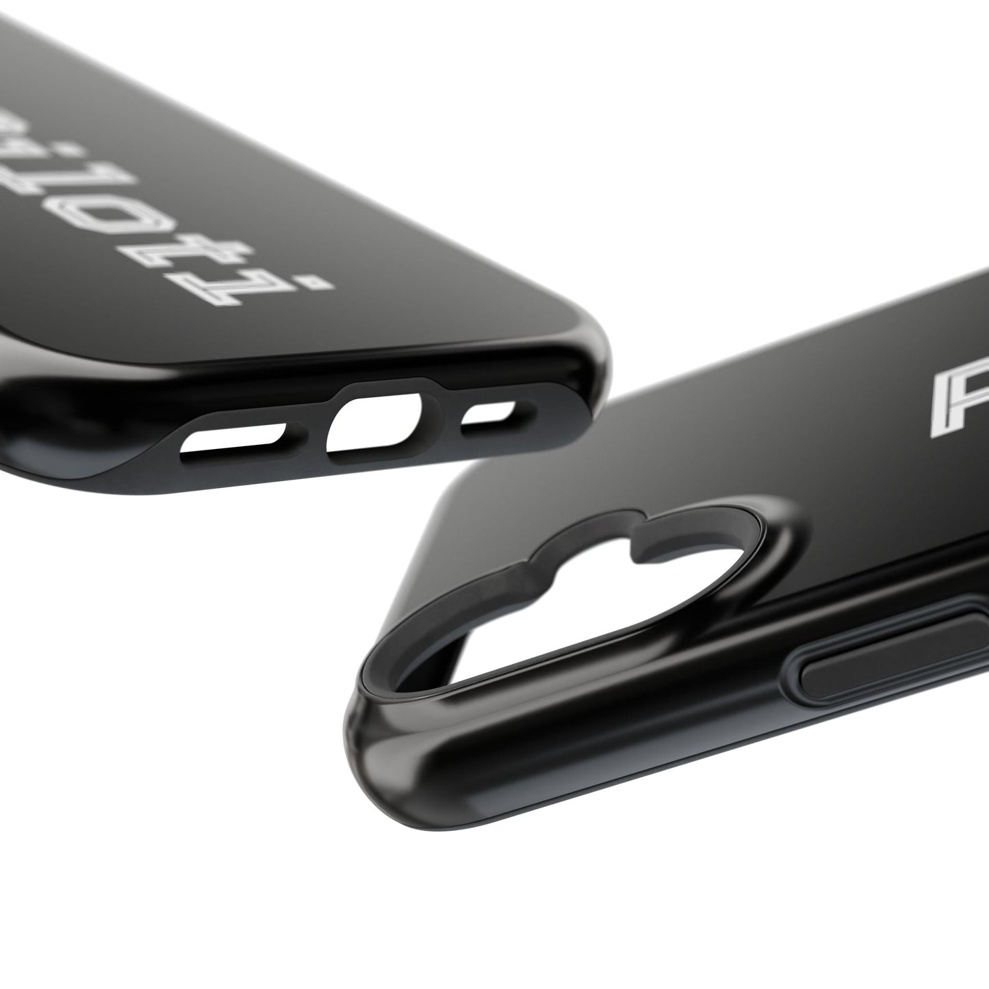 Impact-Resistant Smartphone Cases in black Printify