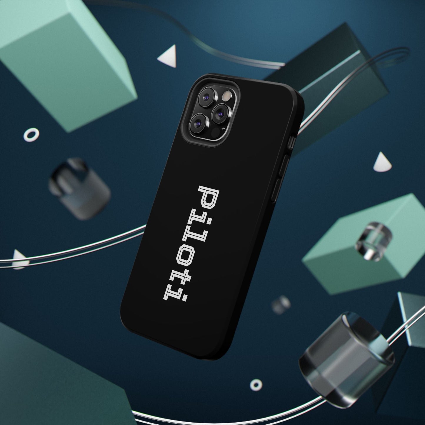 Impact-Resistant Smartphone Cases in black Printify