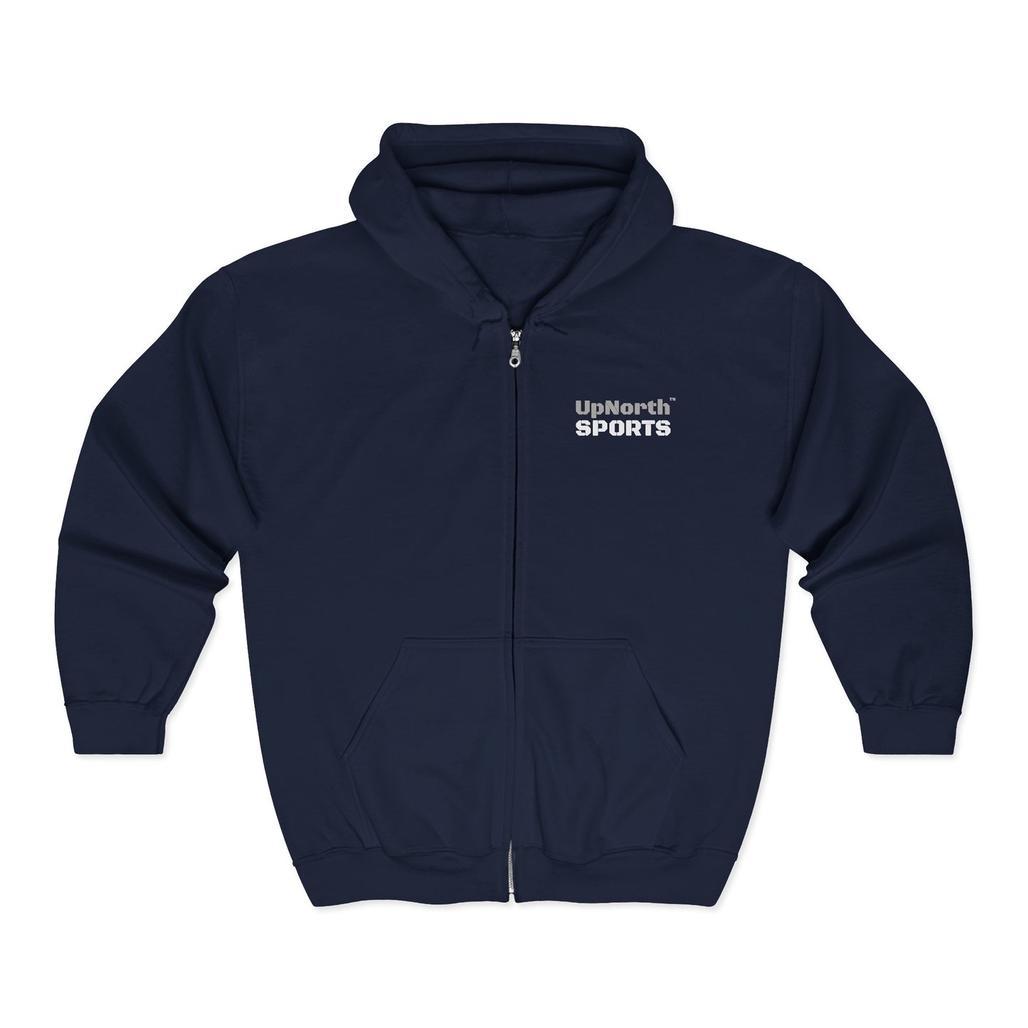 UpNorth Sports Paul Walker navy Full Zip Hoodie frontside - UpNorth SPORTS