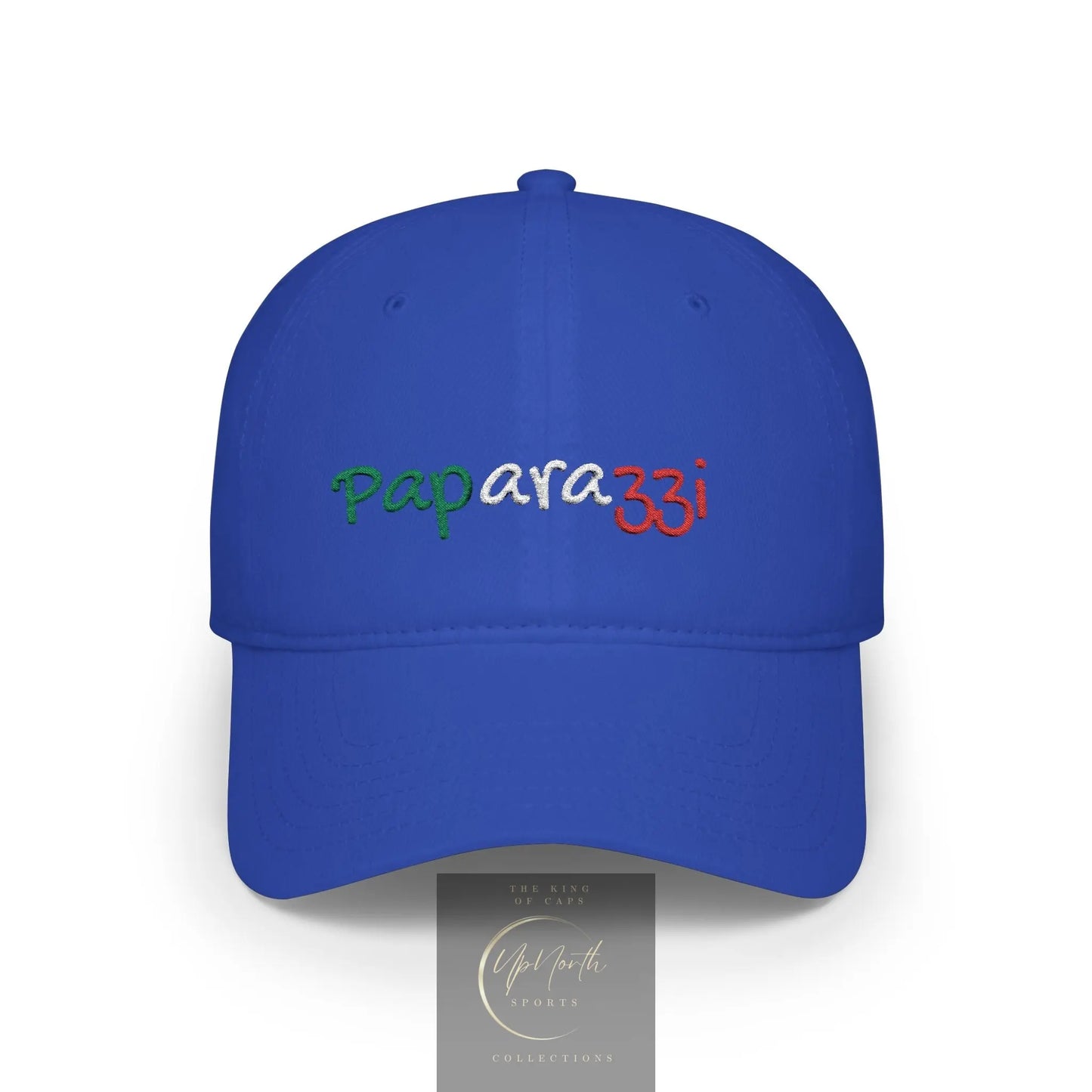 Baseball Cap Paparazzi Embroidered Italy Tricolore
