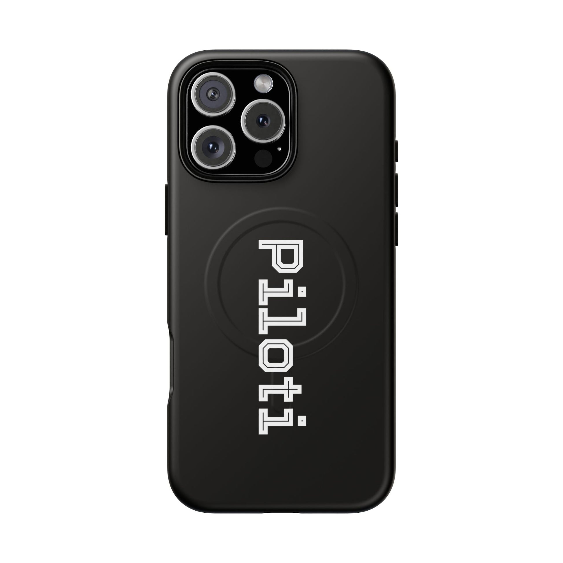 Tough Magnetic iPhone Cases Piloti in black Printify