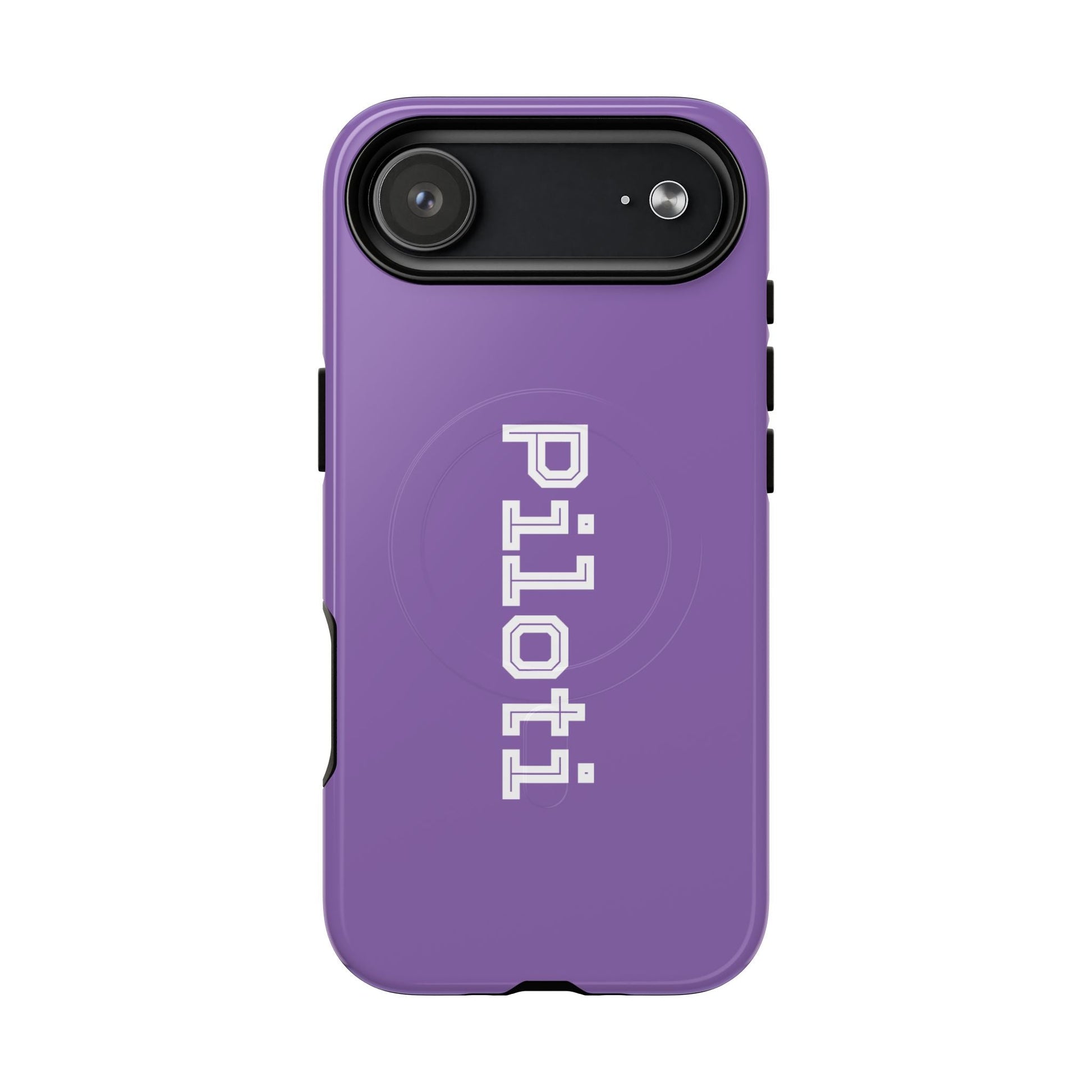Tough Magnetic iPhone Cases Piloti in light purple Printify