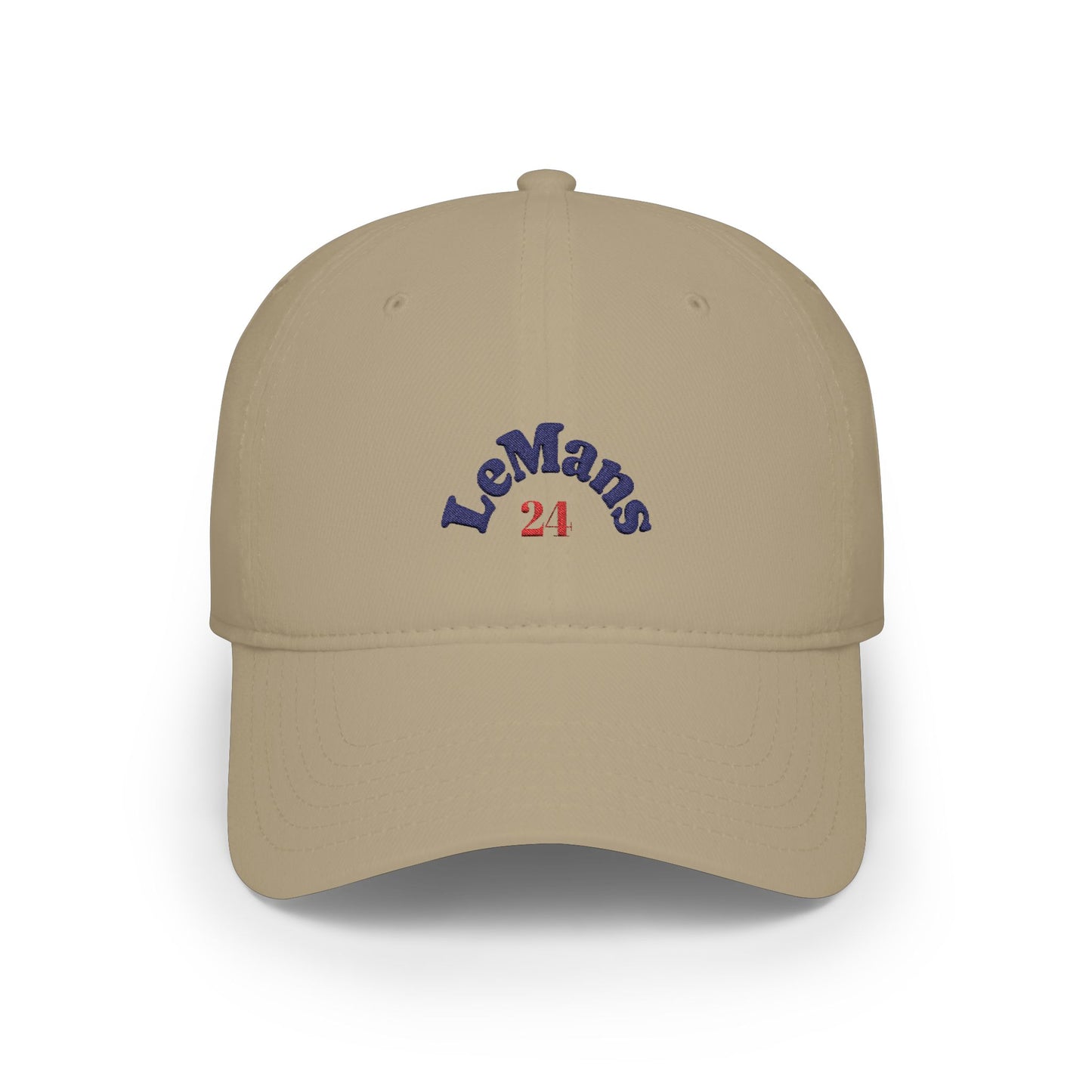 Khaki Le Mans 24 Baseball Cap frontside - UpNorth SPORTS