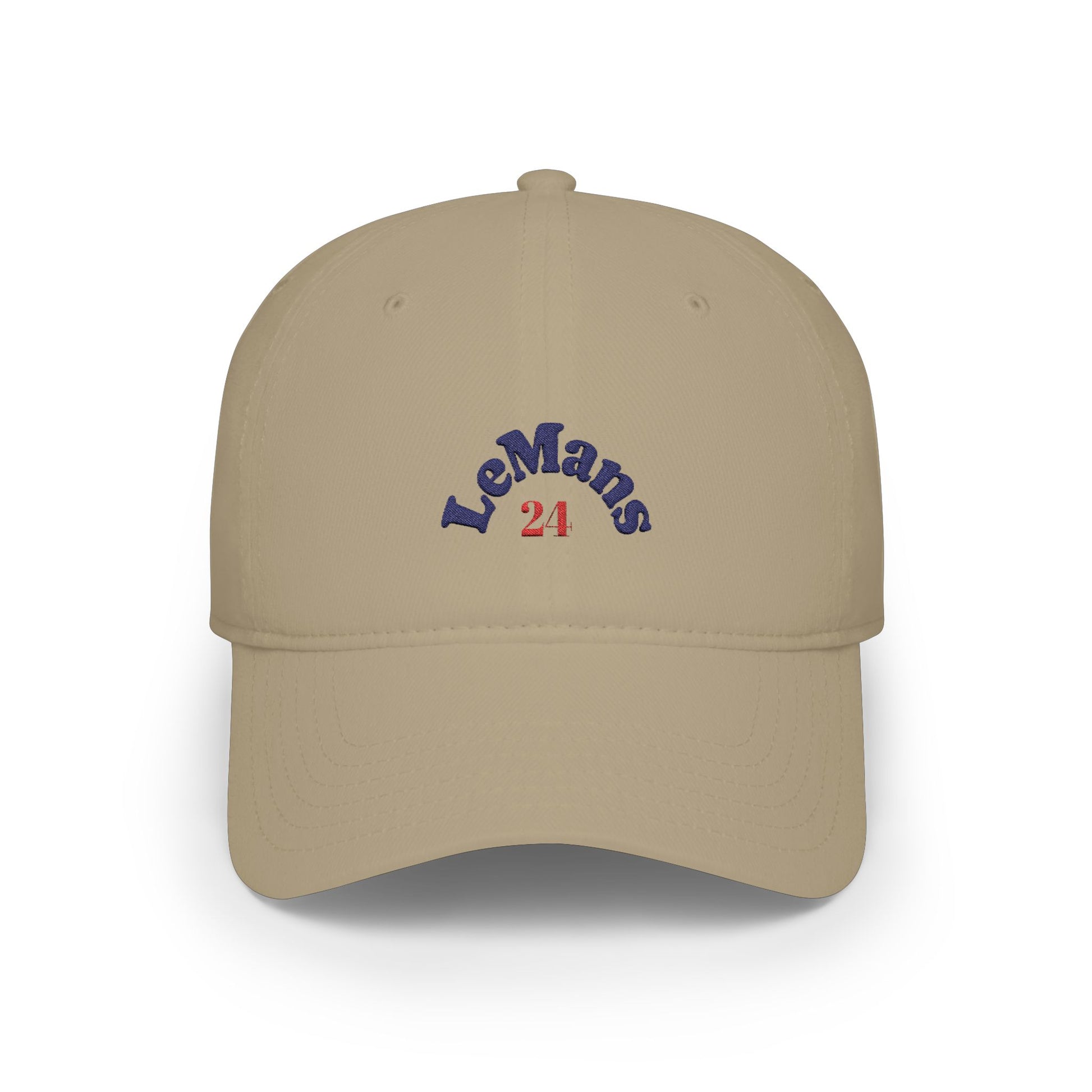 Khaki Le Mans 24 Baseball Cap frontside - UpNorth SPORTS