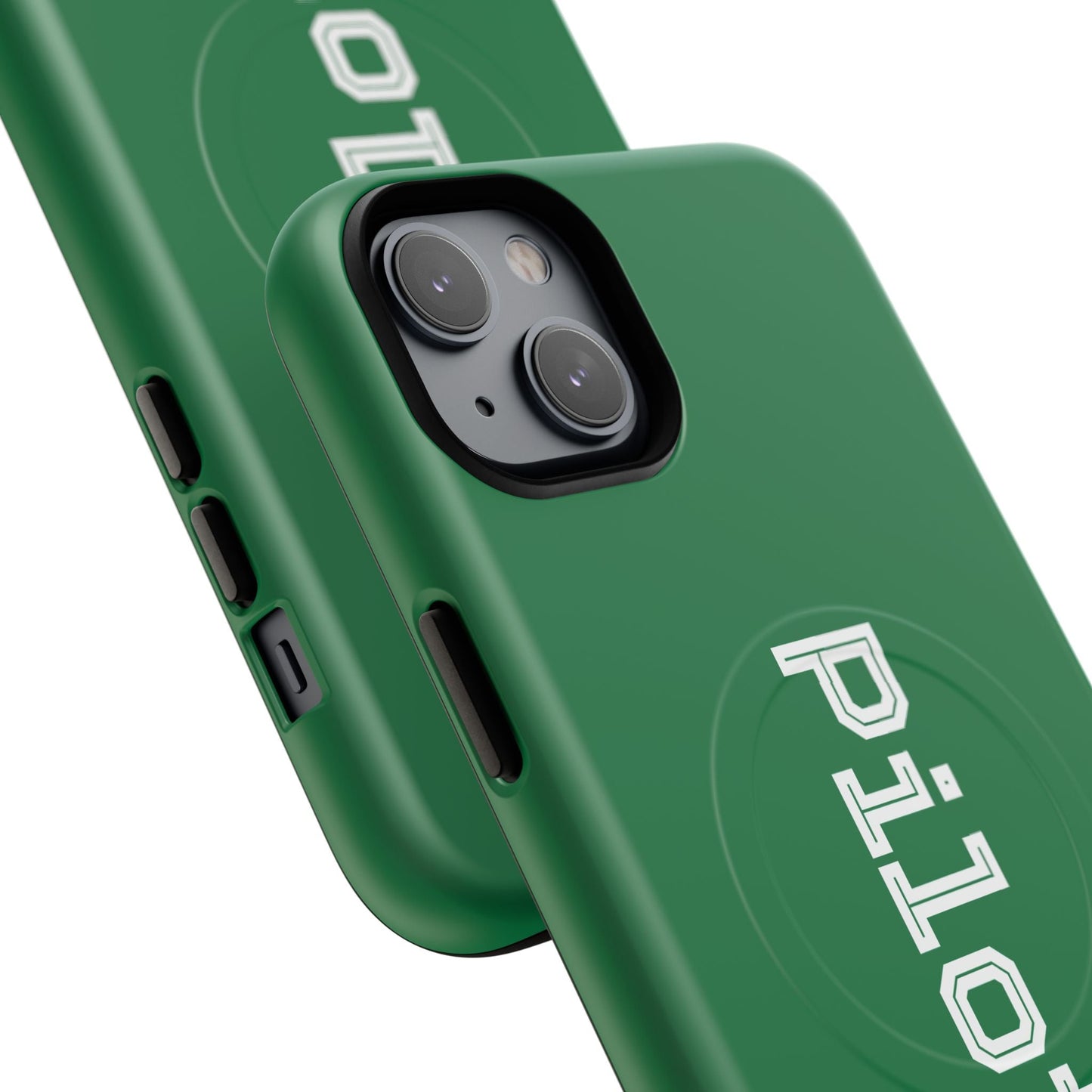 Tough Magnetic iPhone Cases Piloti in dark green Printify