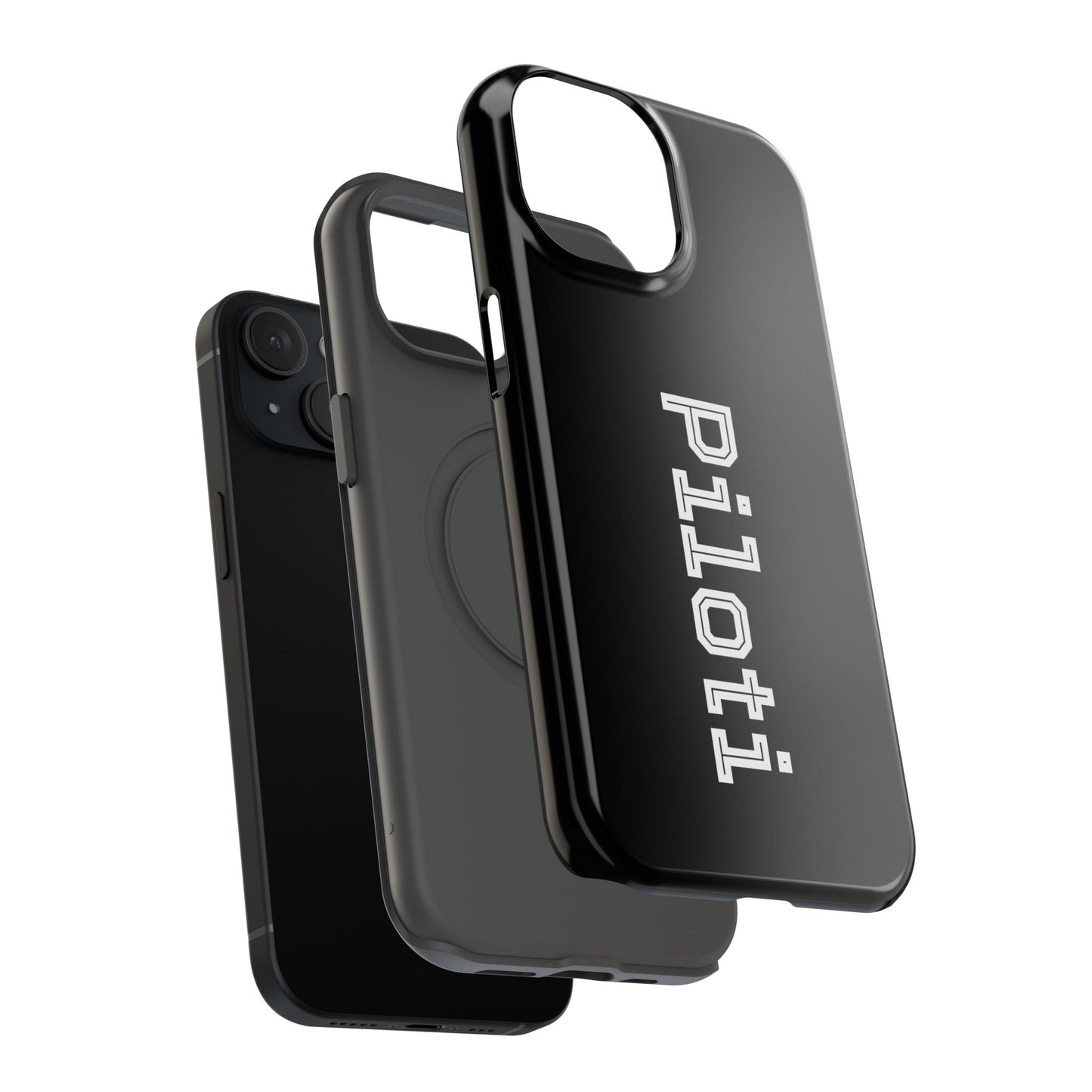 Impact-Resistant Smartphone Cases in black Printify