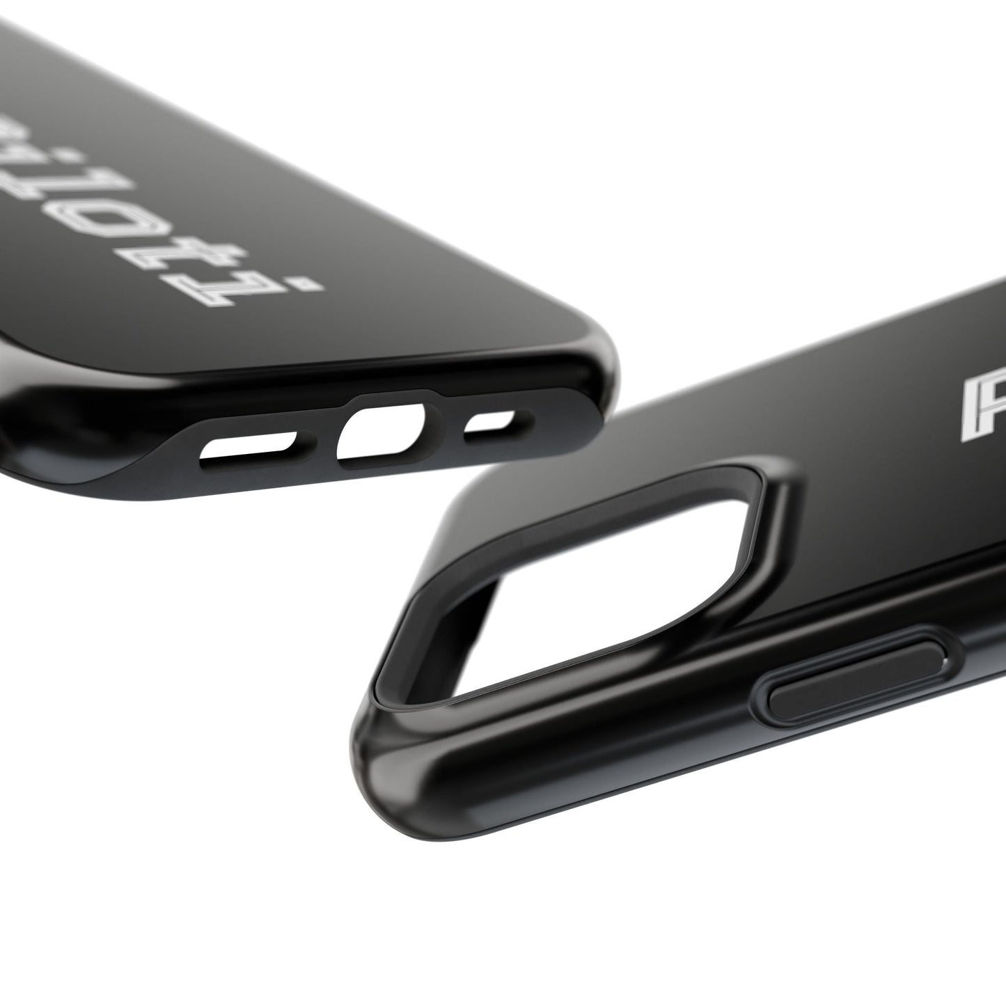 Impact-Resistant Smartphone Cases in black Printify