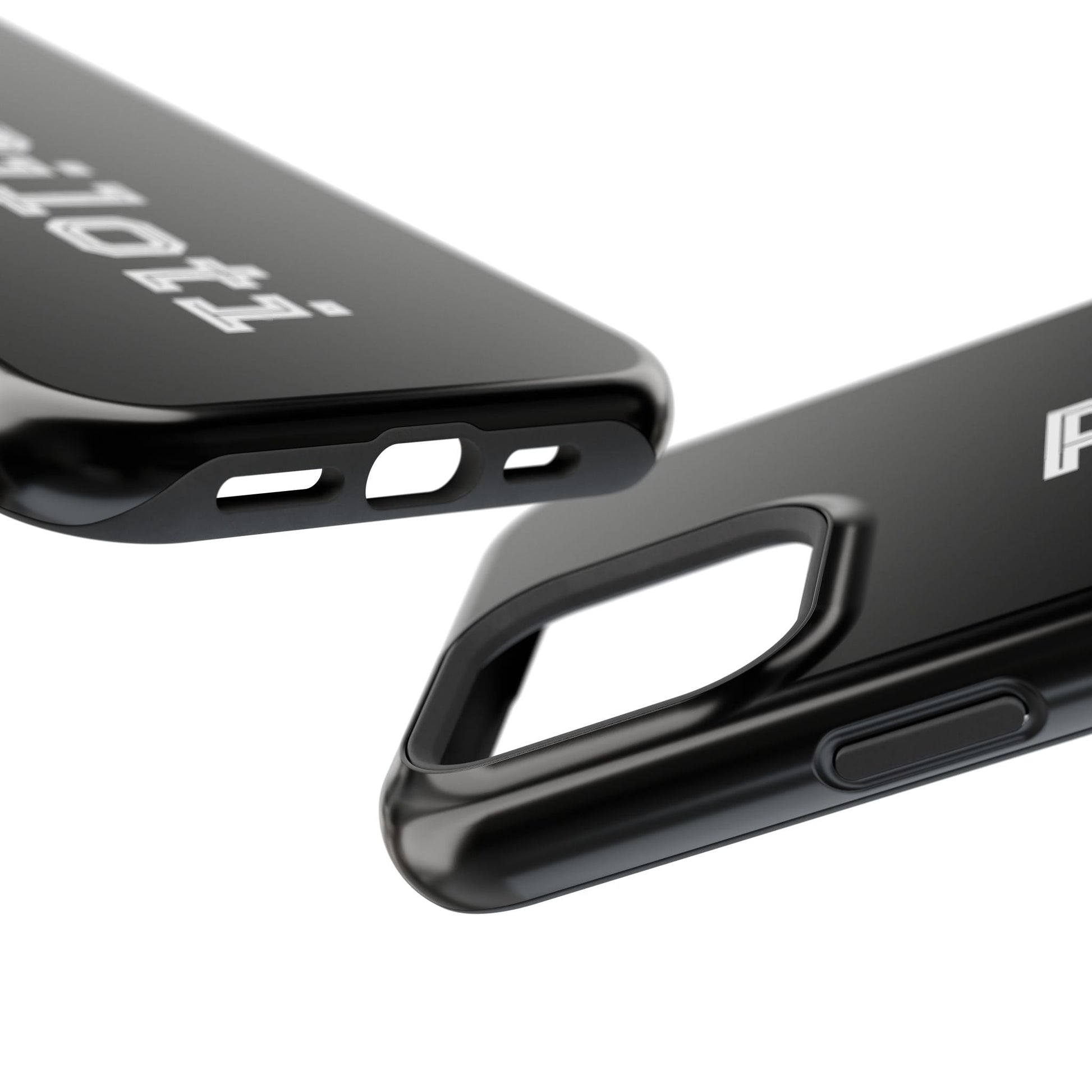 Impact-Resistant Smartphone Cases in black Printify
