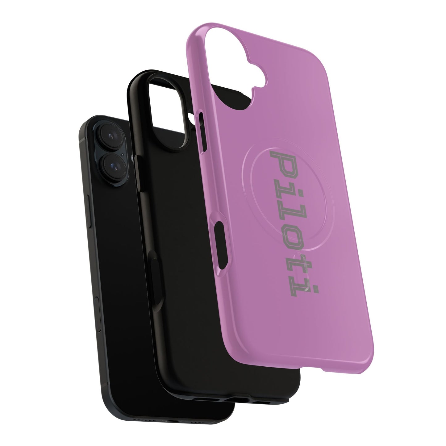 Tough Magnetic iPhone Cases Piloti in pink Printify