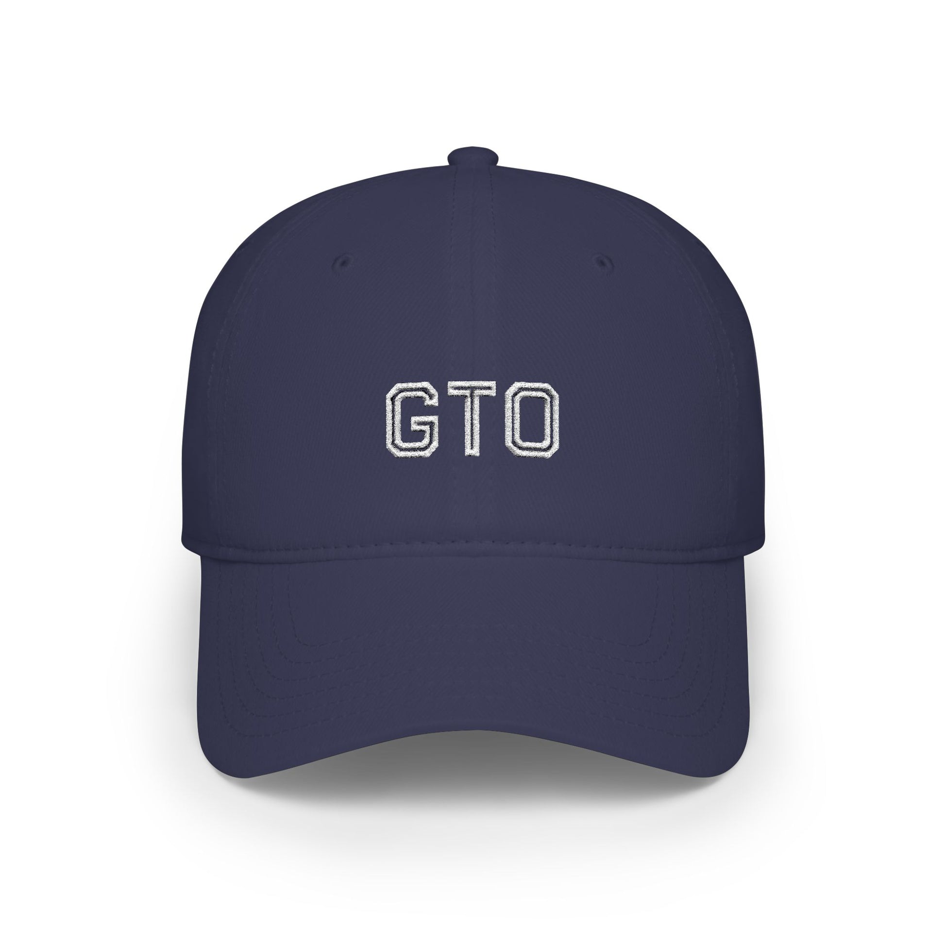 GTO Baseball Cap White Embroidery Printify