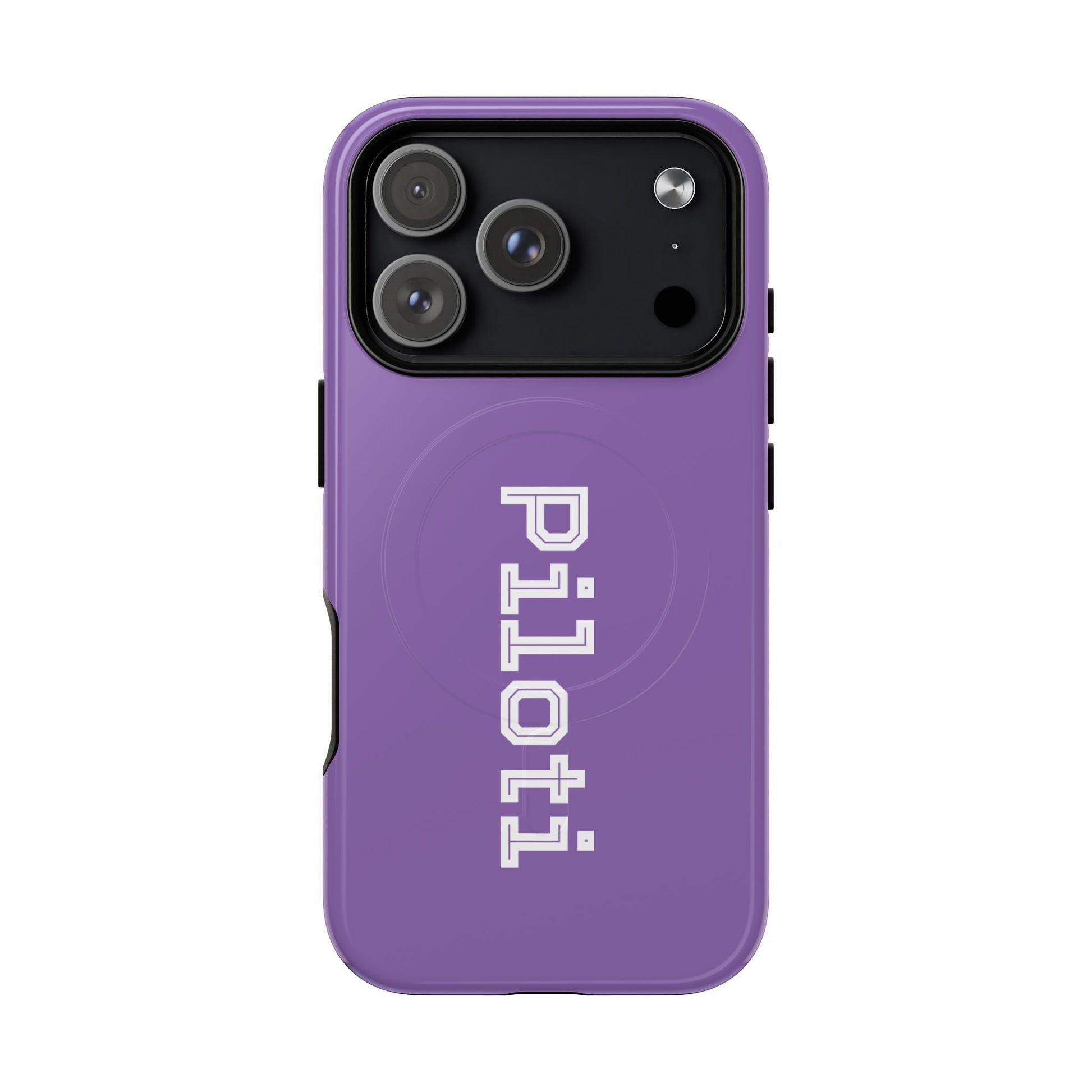 Tough Magnetic iPhone Cases Piloti in light purple Printify