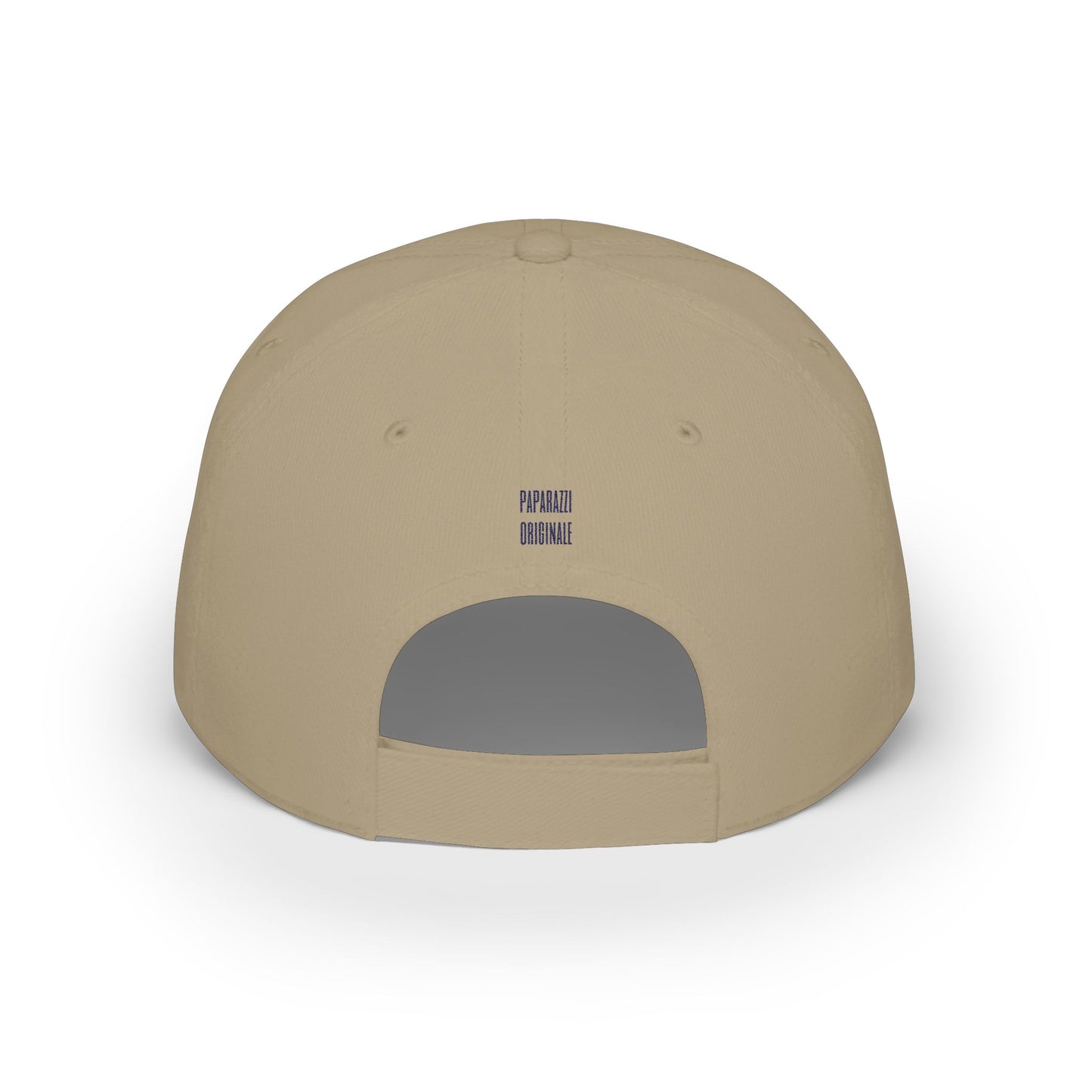 Khaki Paparazzi Silhouette Navy Baseball Cap backside - Paparazzi Original