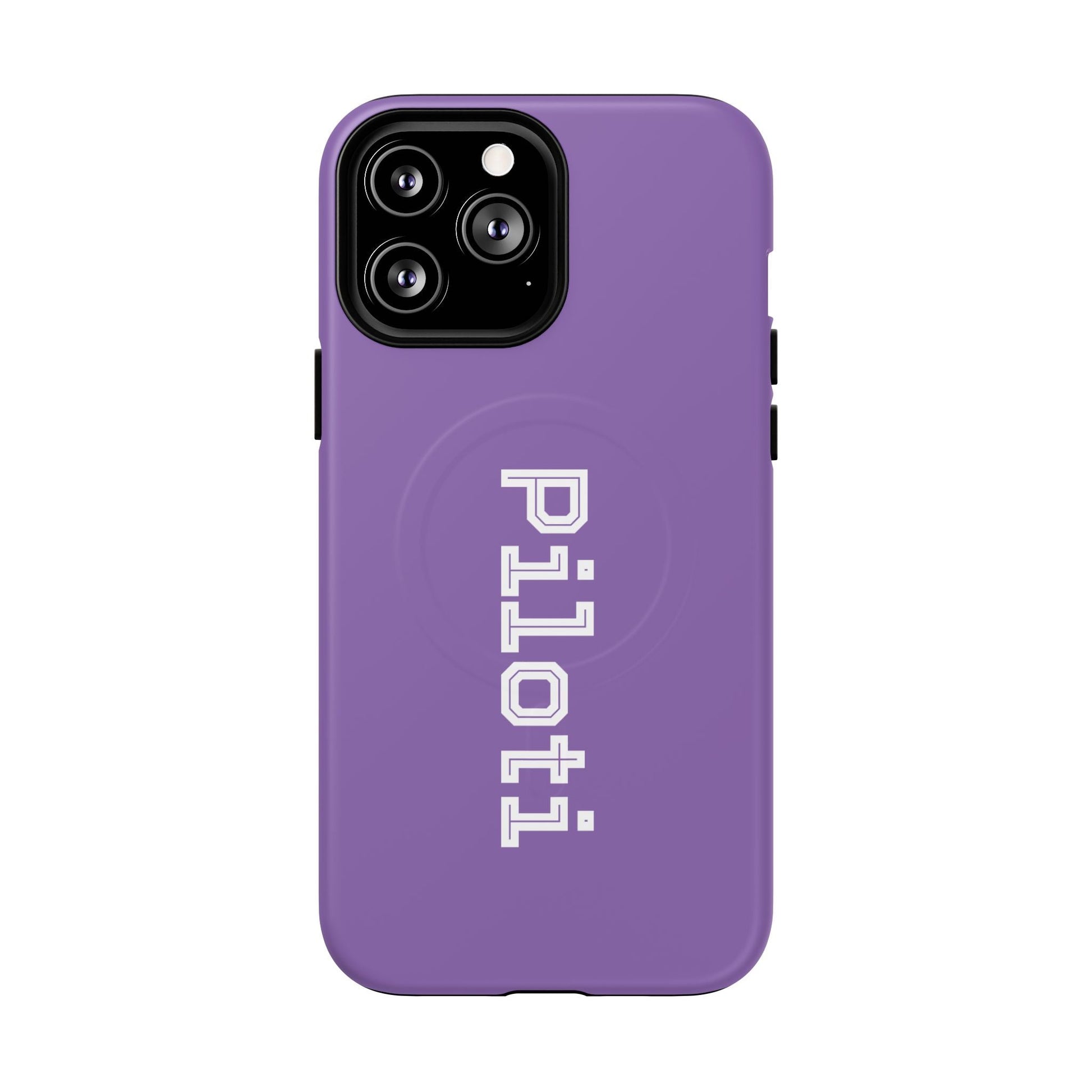 Tough Magnetic iPhone Cases Piloti in light purple Printify